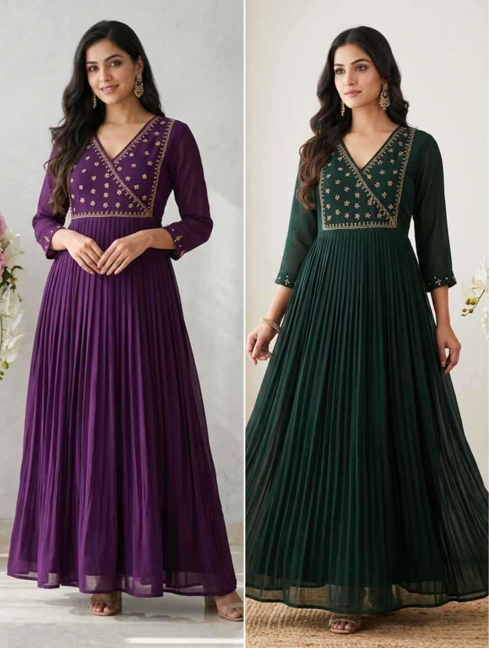 Georgette Party Gown