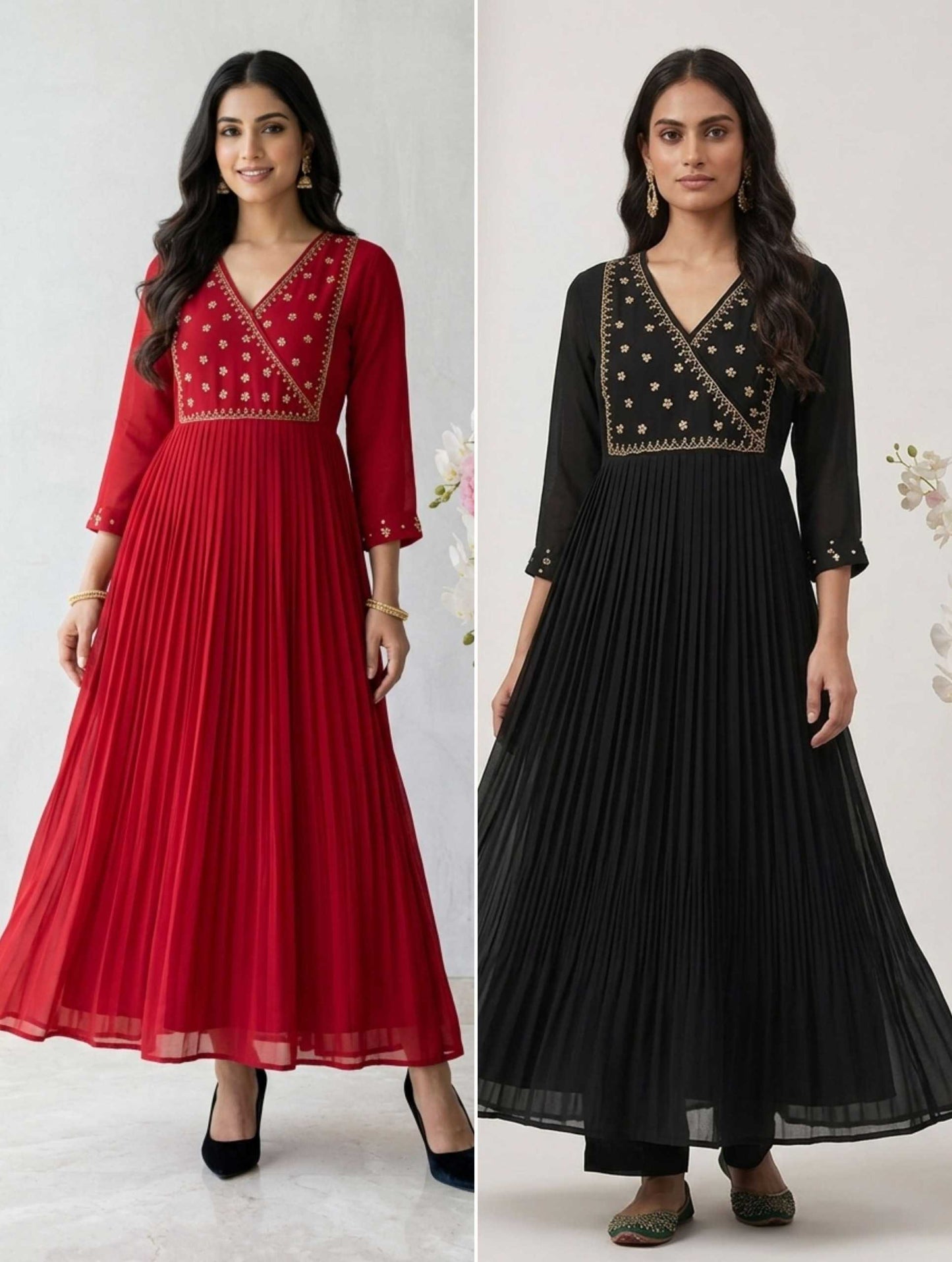 Georgette Party Gown