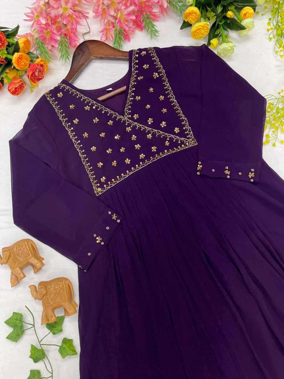 Georgette Party Gown