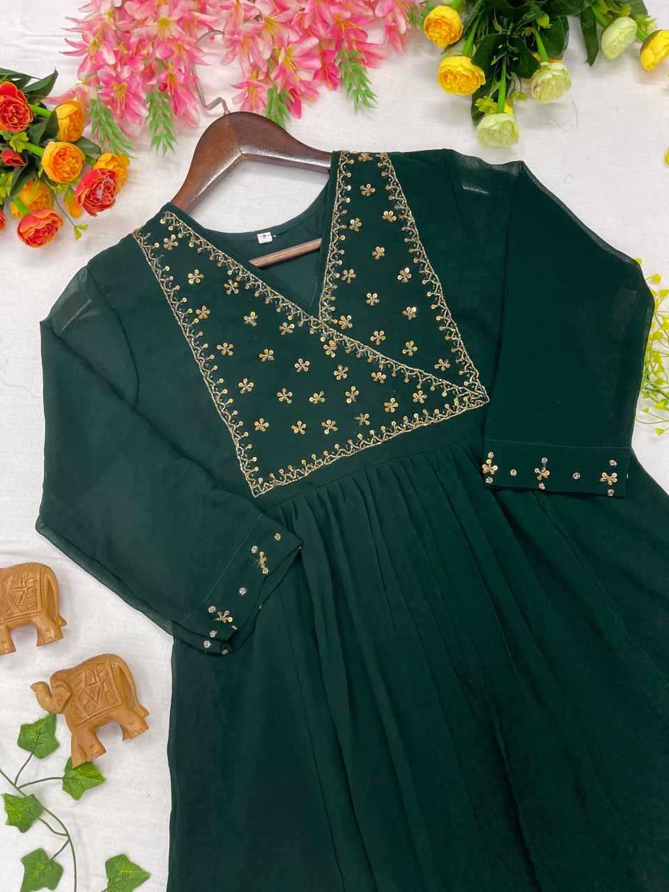 Georgette Party Gown