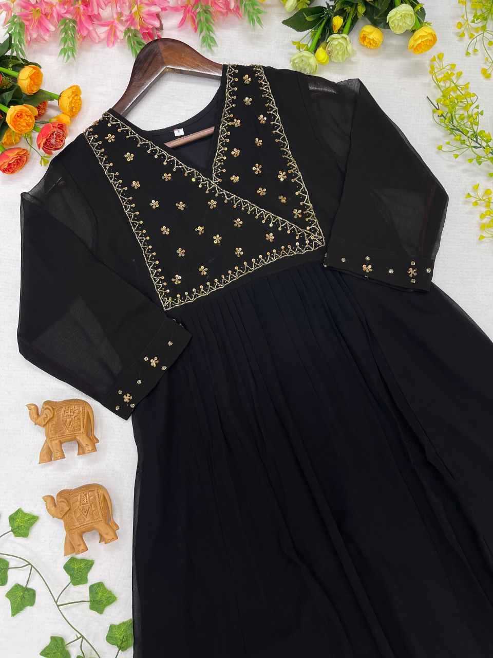 Georgette Party Gown