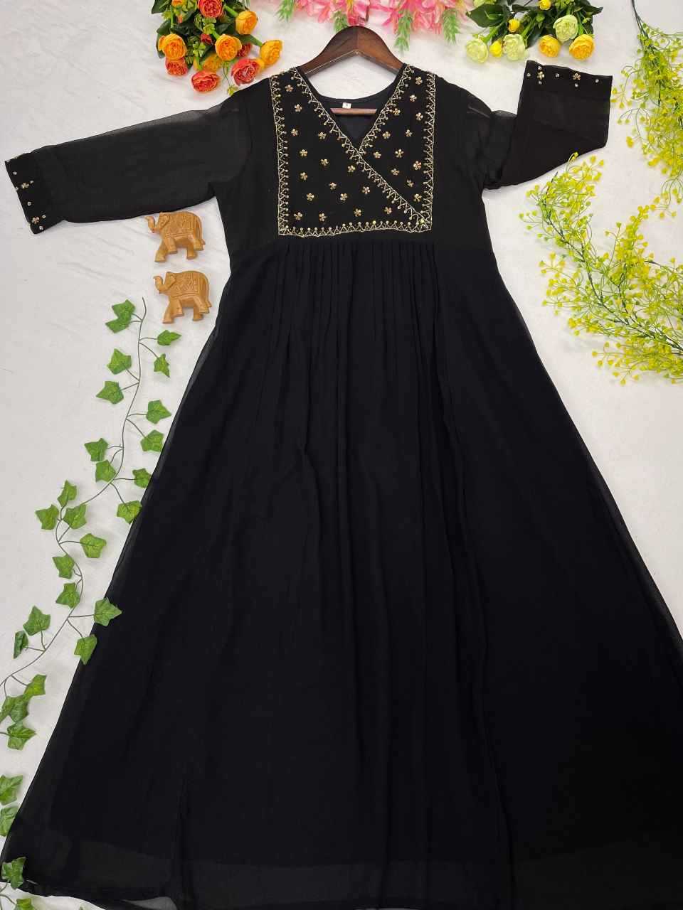 Georgette Party Gown