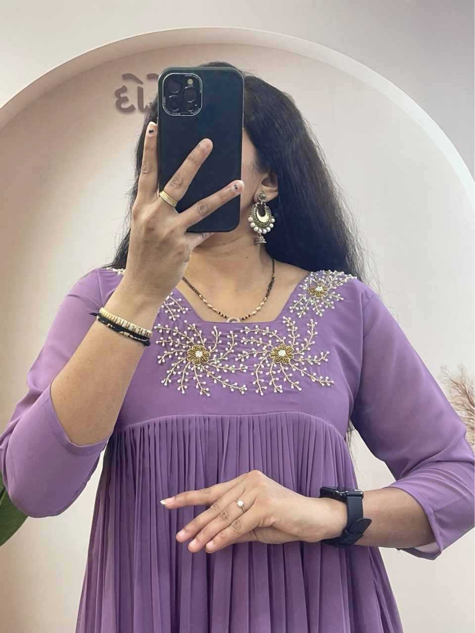 Georgette Party Gown