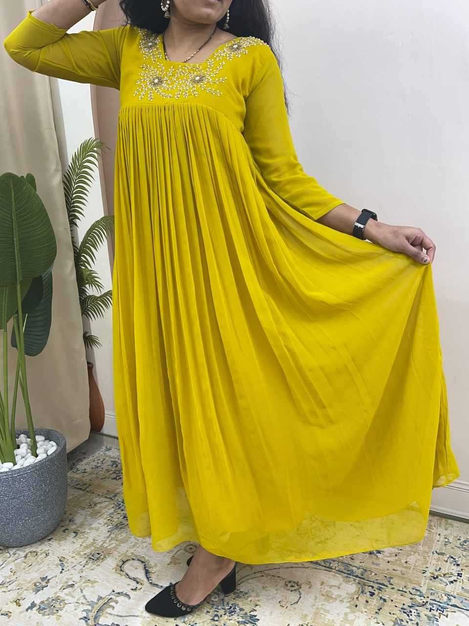 Georgette Party Gown