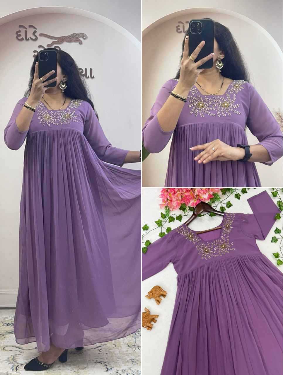 Georgette Party Gown