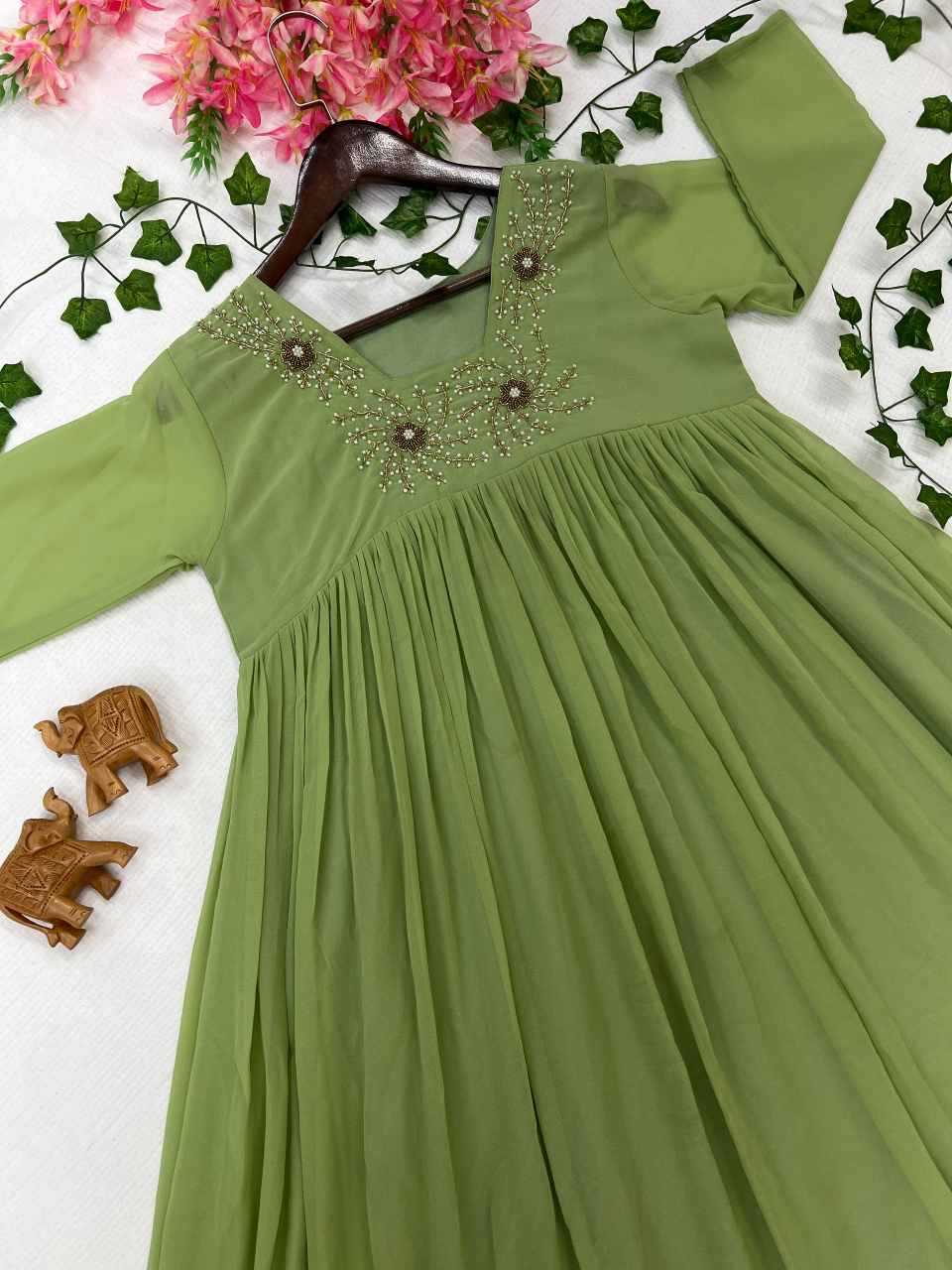 Georgette Party Gown