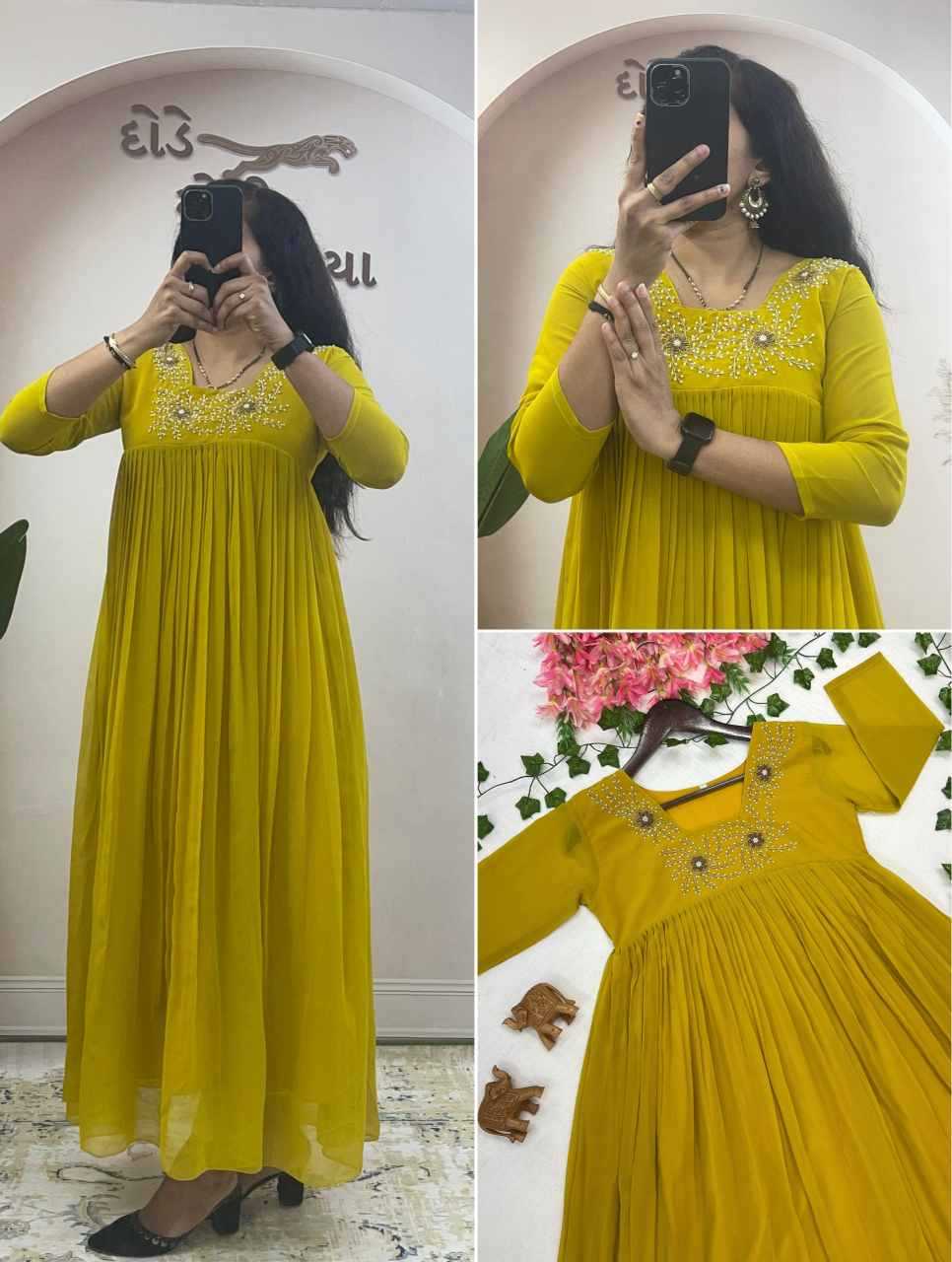 Georgette Party Gown