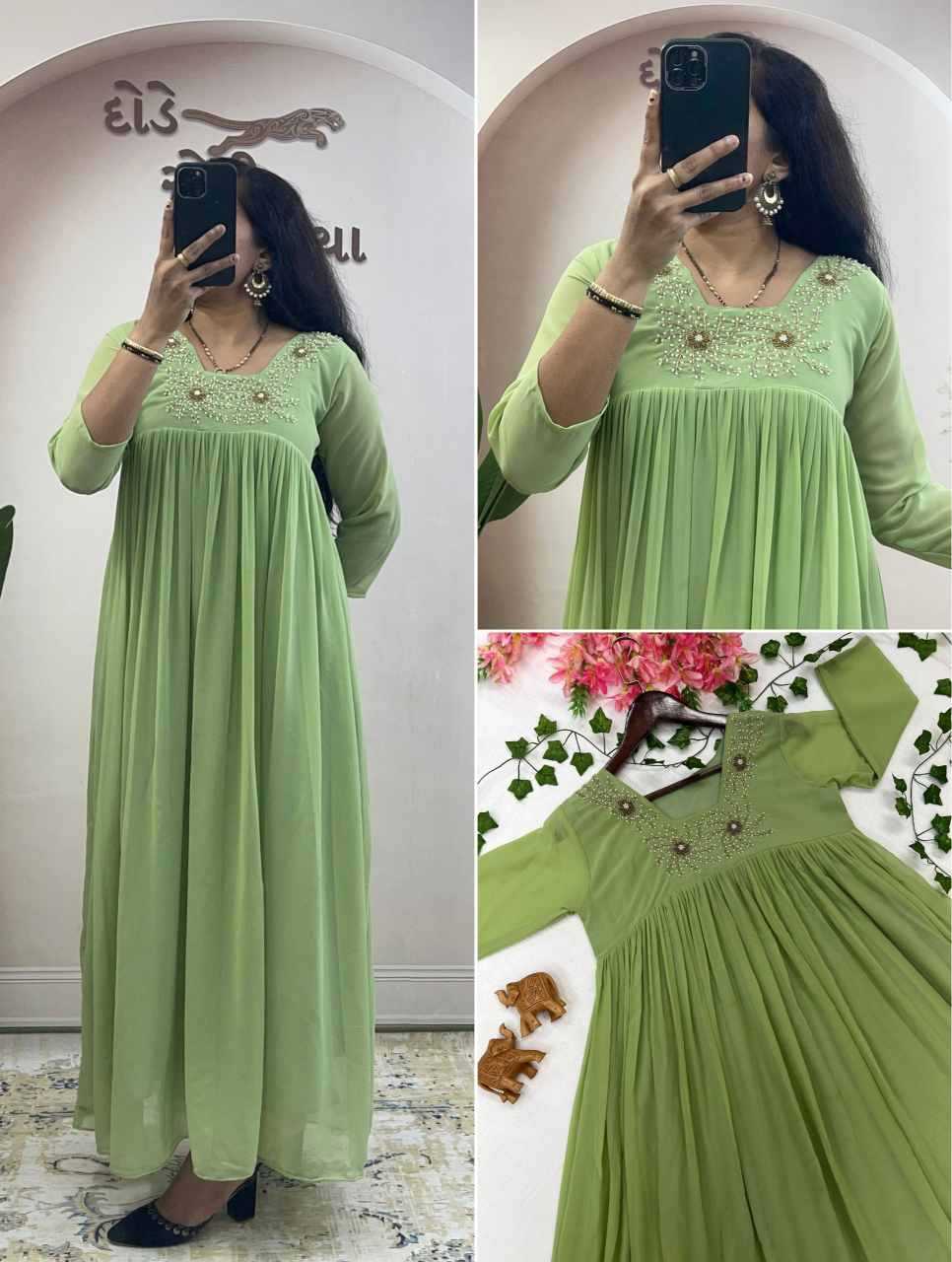 Georgette Party Gown