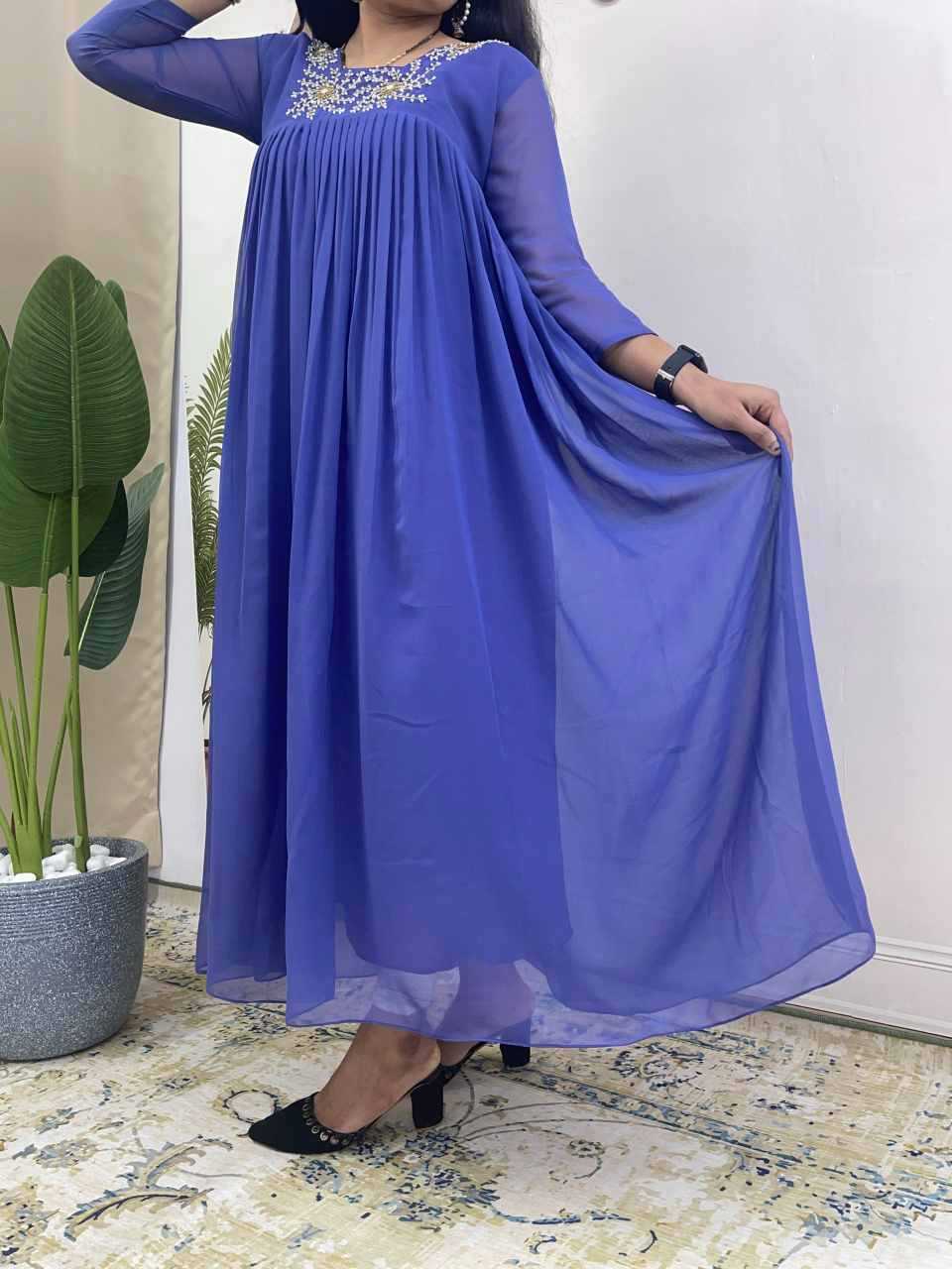 Georgette Party Gown