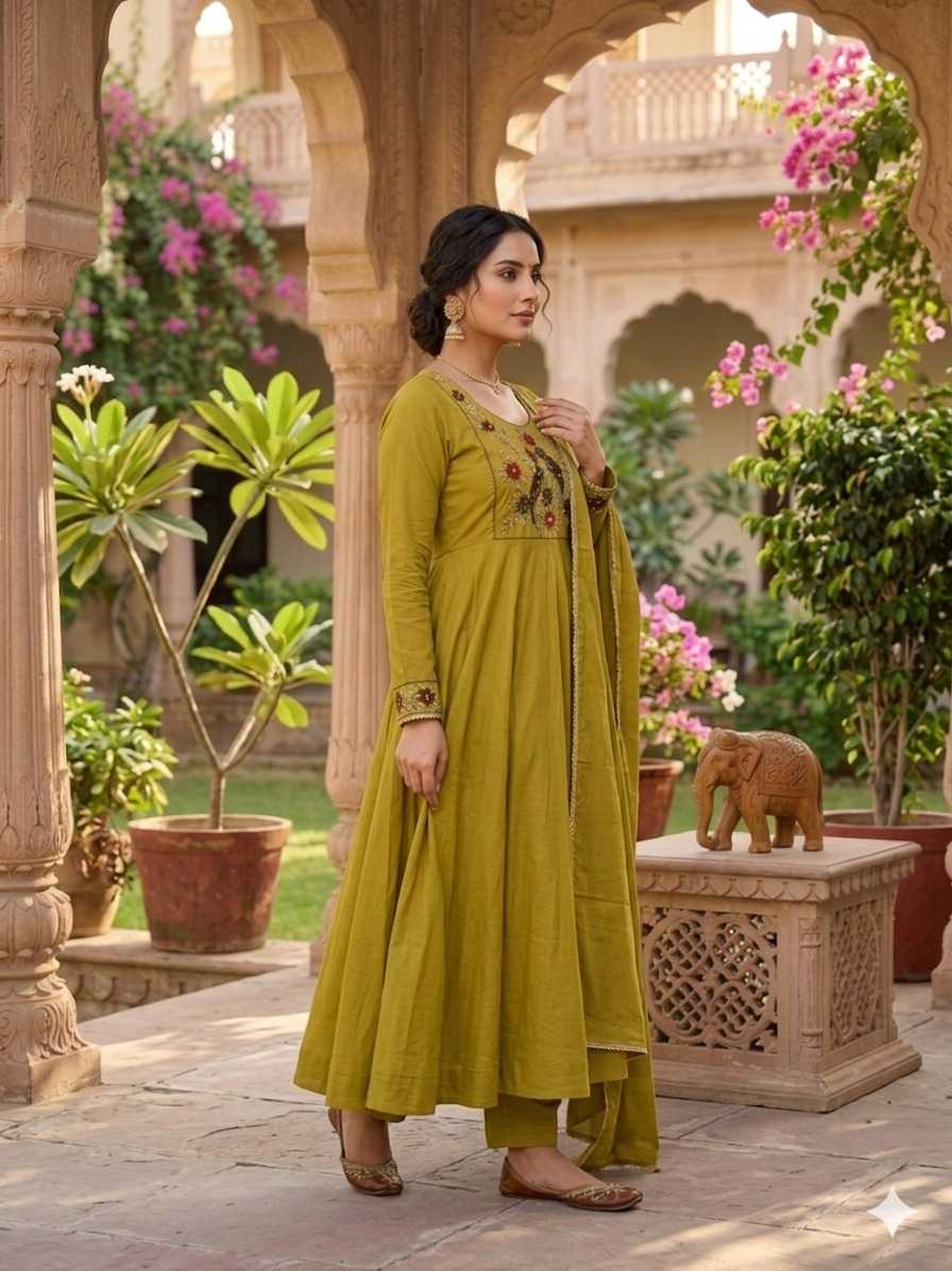 Embroidery Gown