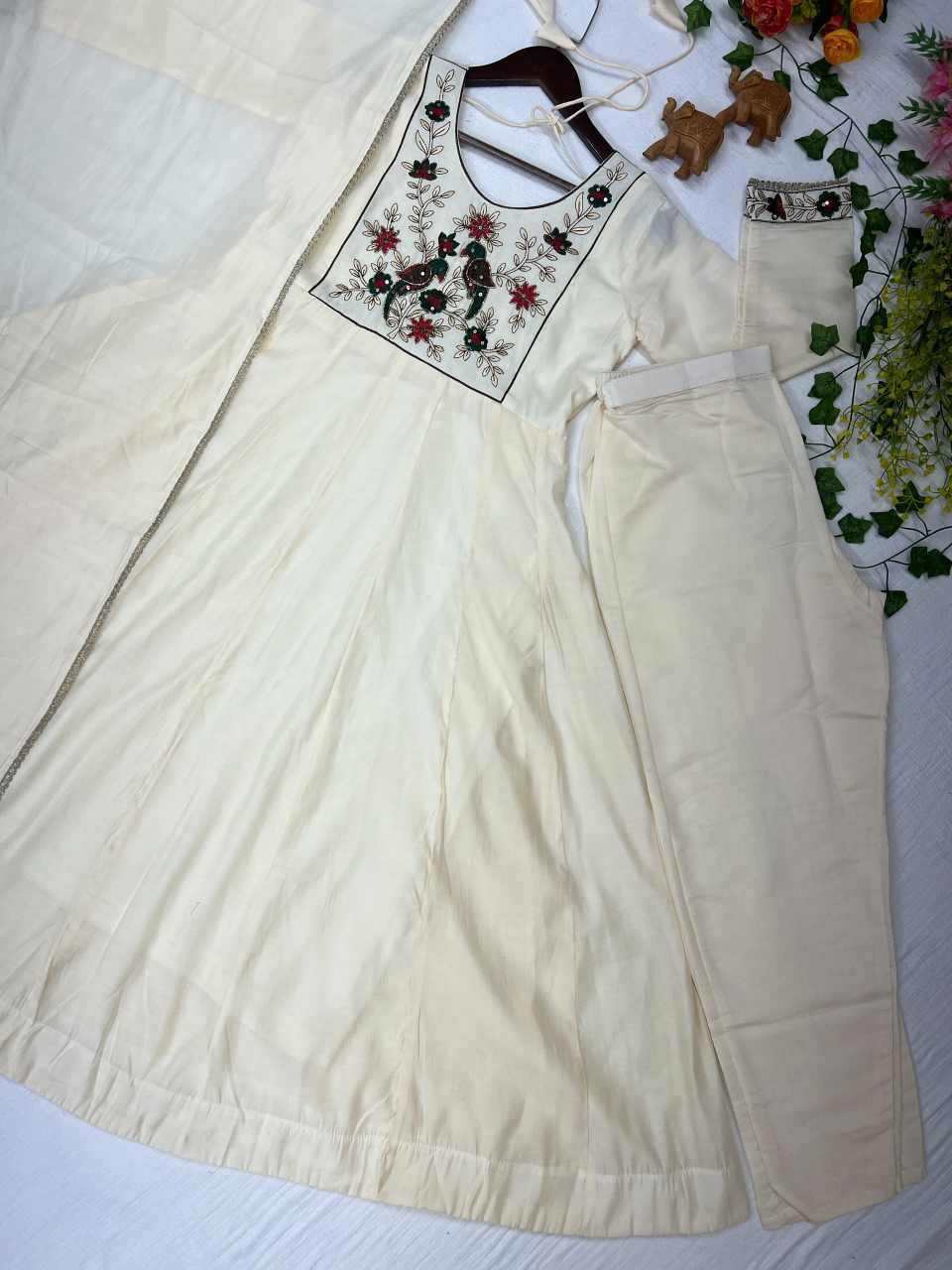 Embroidery Gown