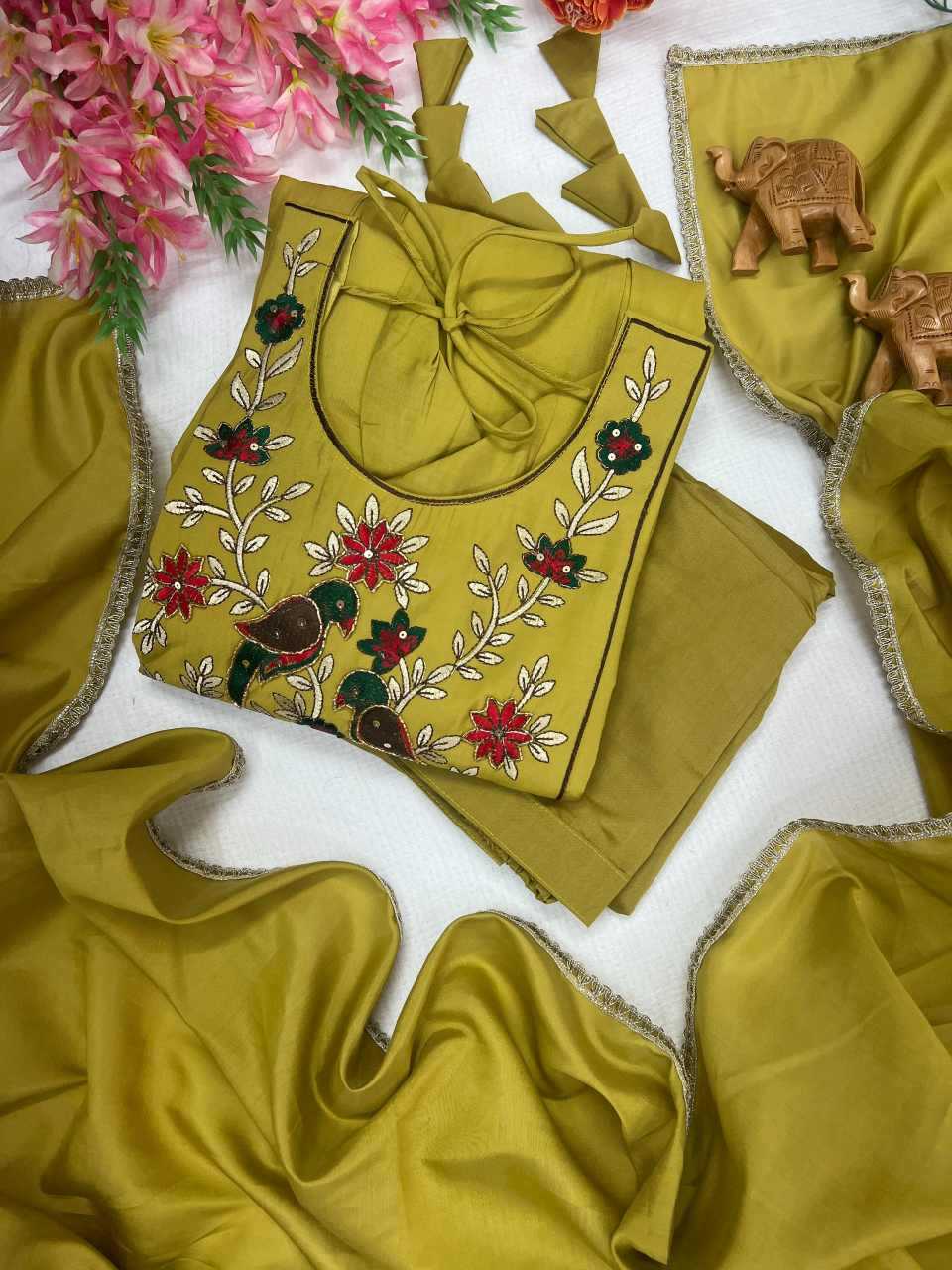 Embroidery Gown