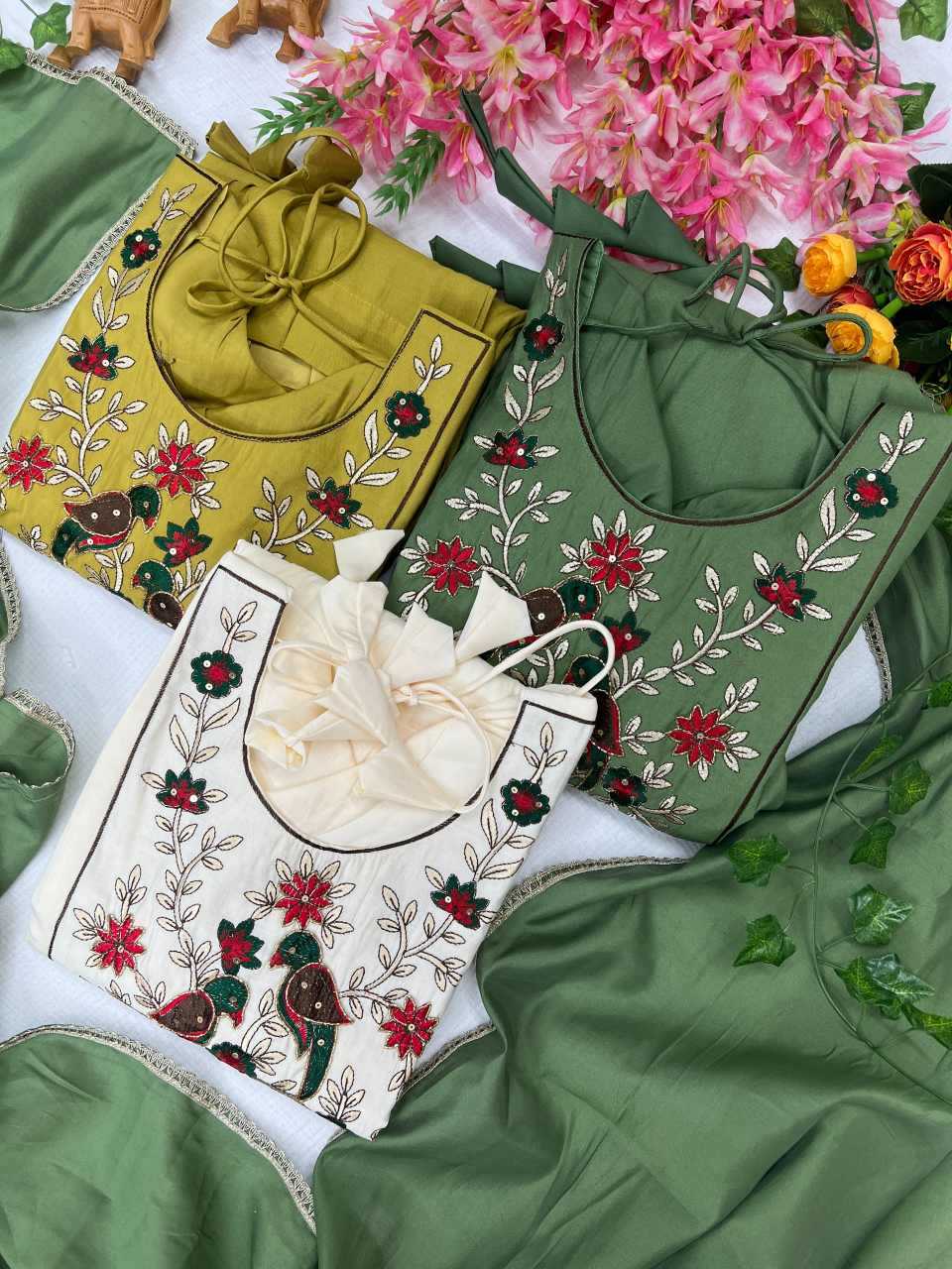 Embroidery Gown