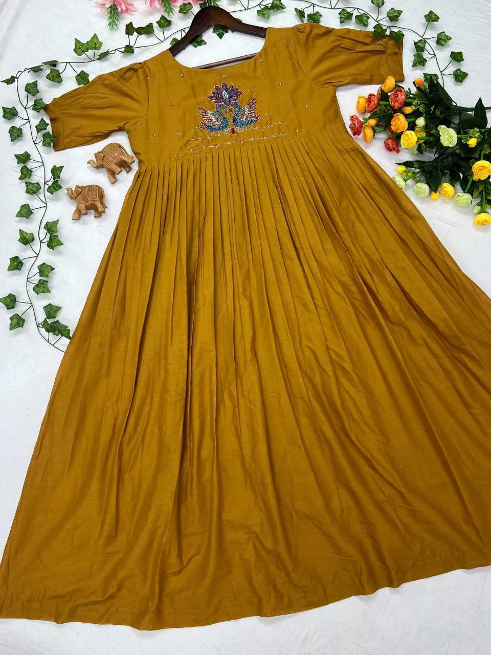 Printed Gown