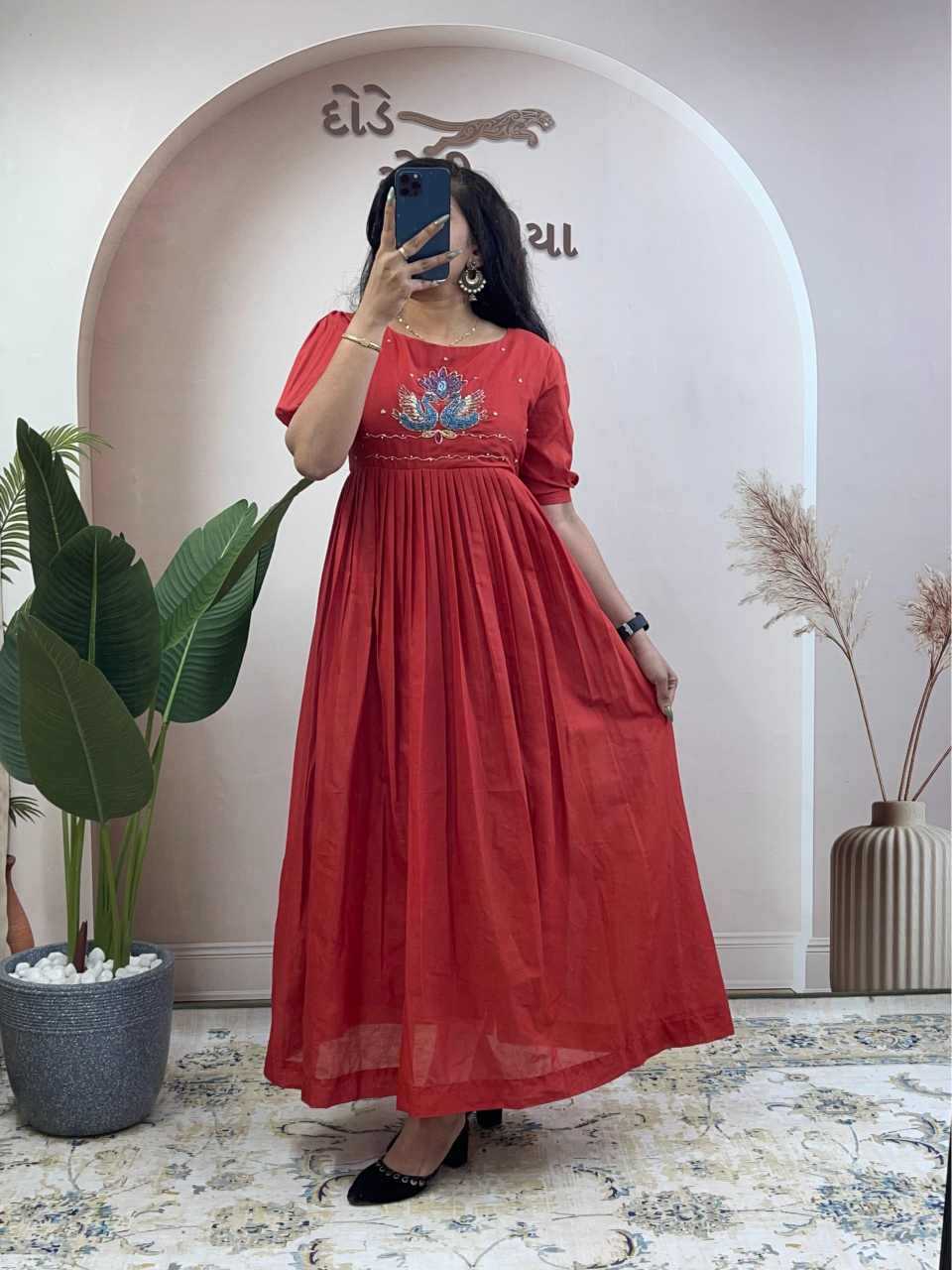 Printed Gown