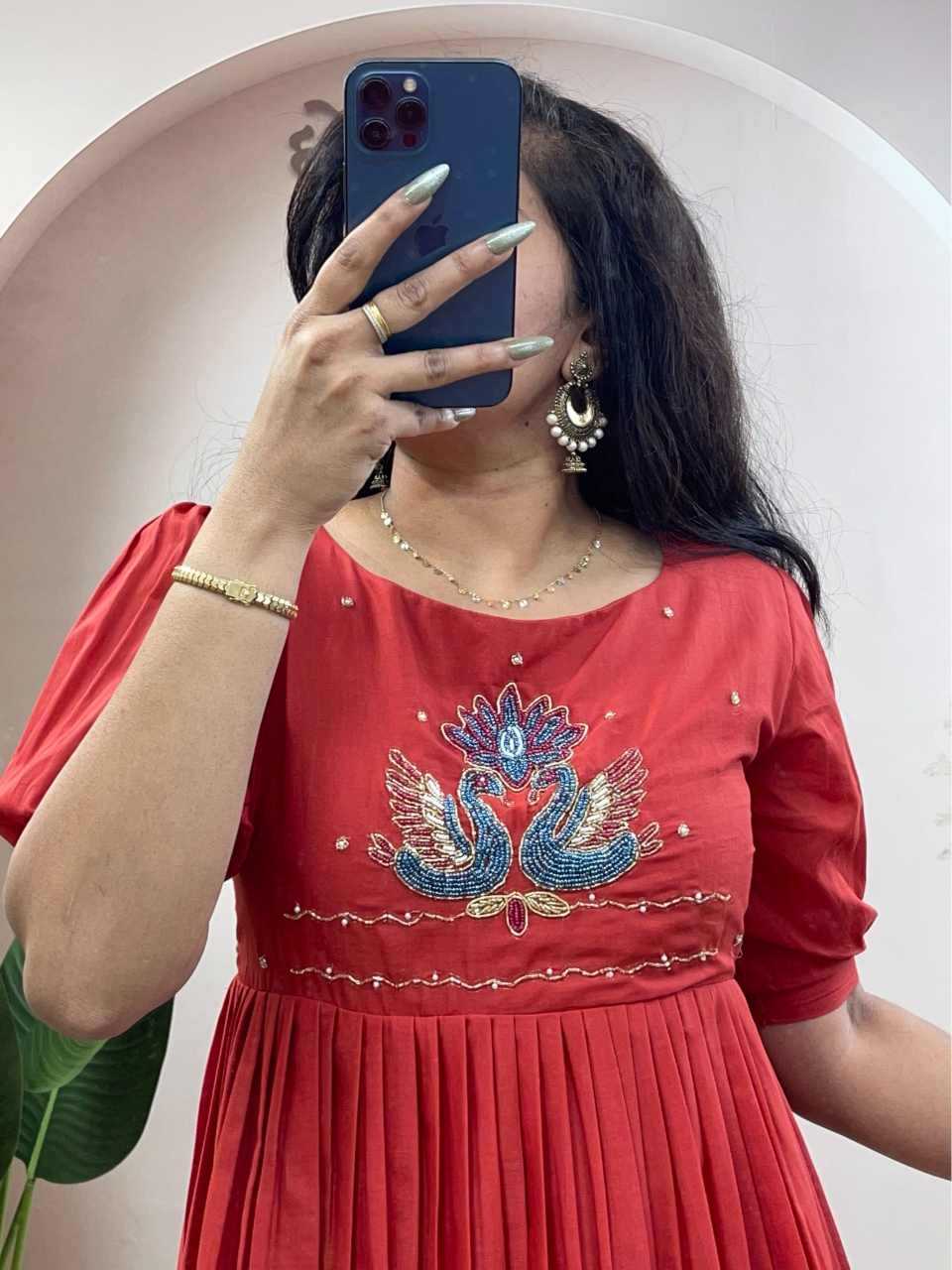 Printed Gown