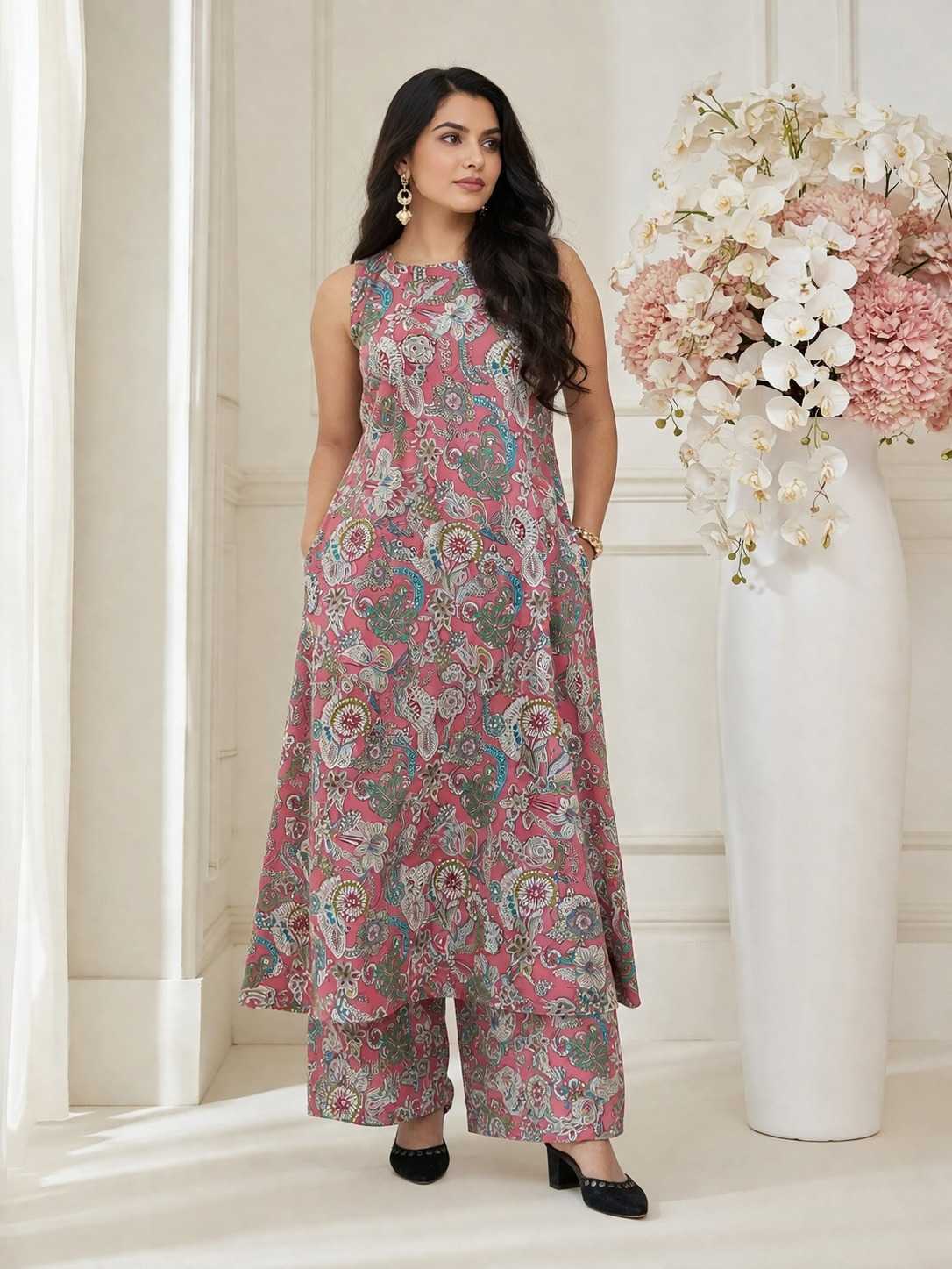 Cotton Printed Suit