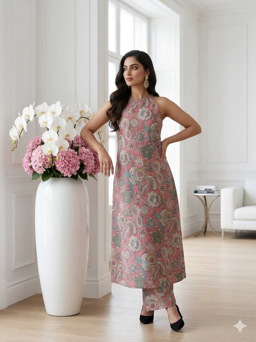 Cotton Printed Suit