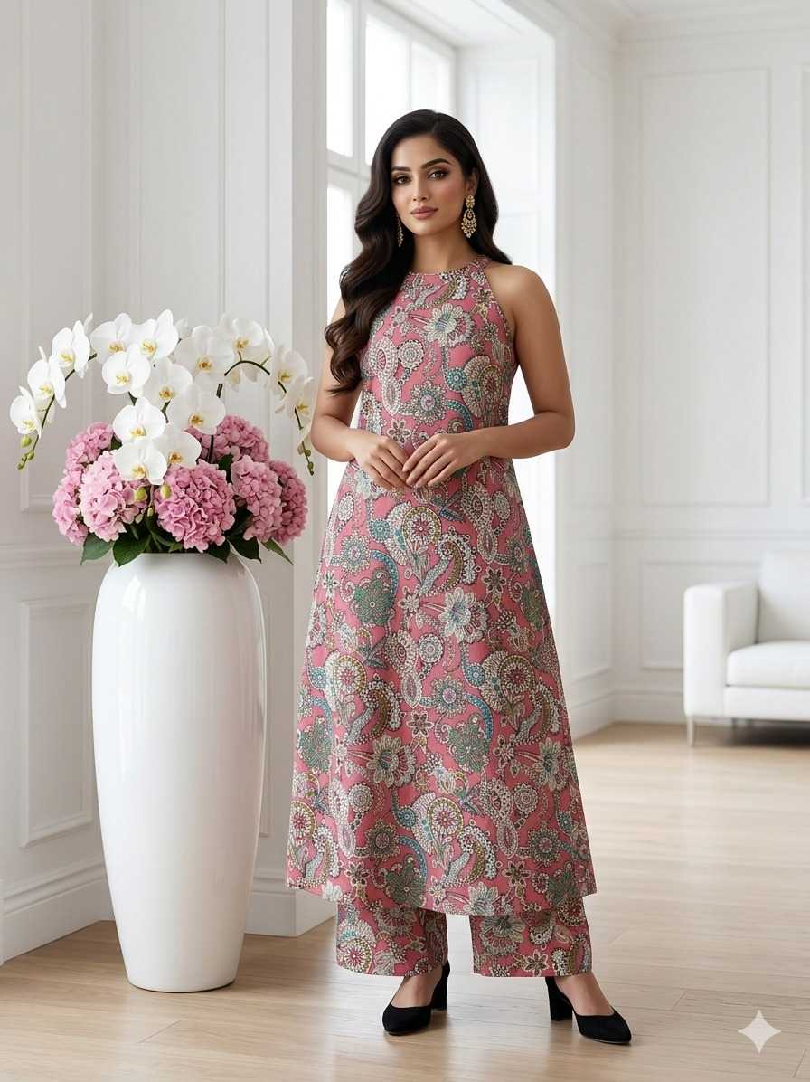 Cotton Printed Suit