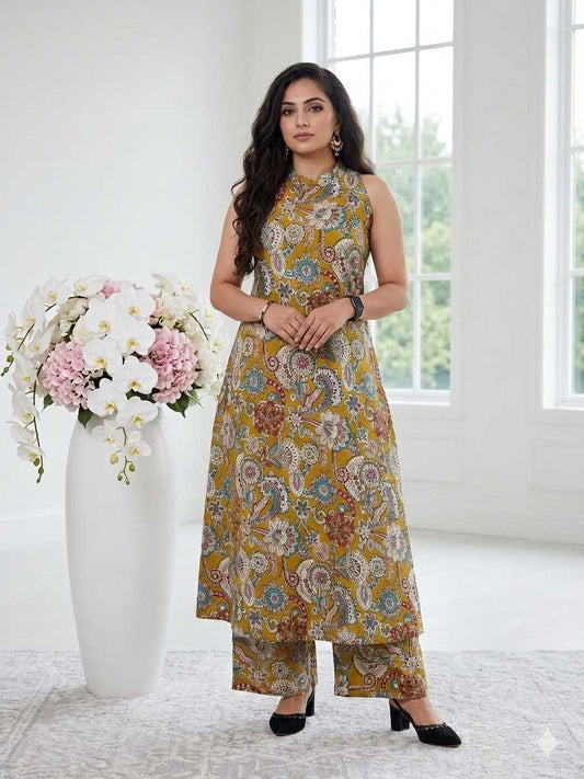 Cotton Printed Suit