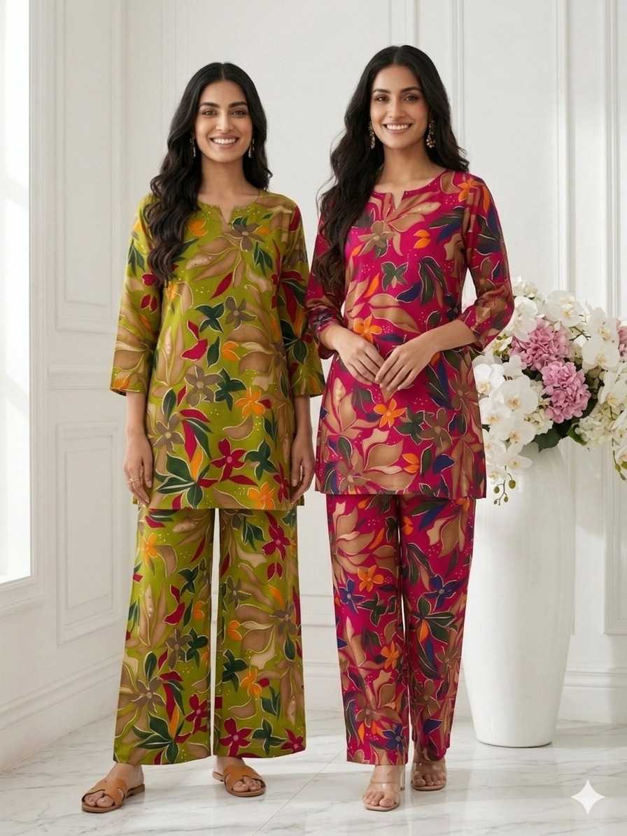 Cotton Printed Suit