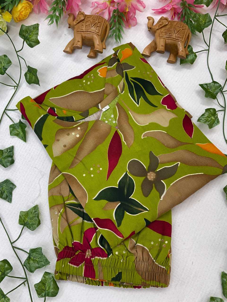 Cotton Printed Suit