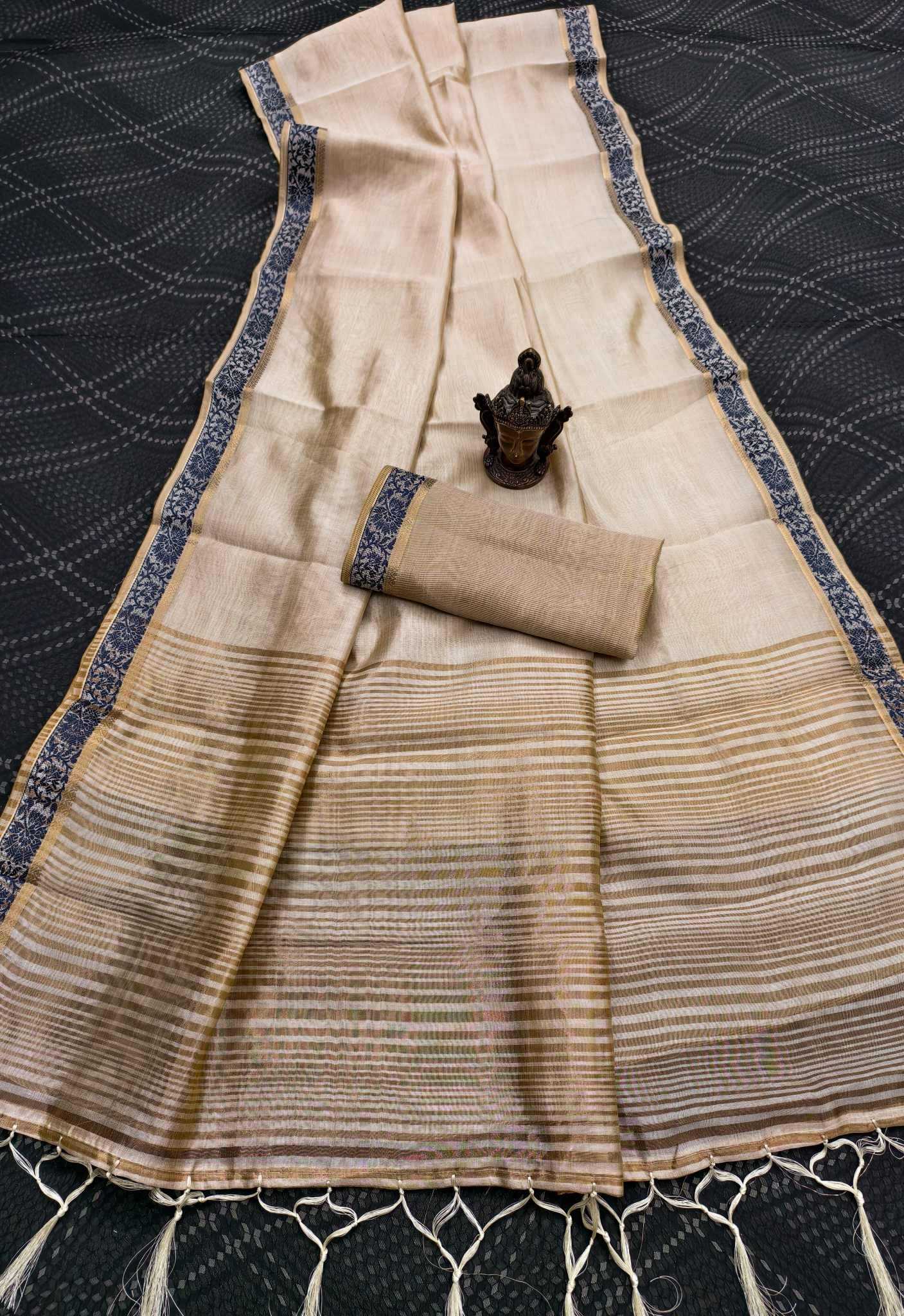 Tussar Silk Soft Saree