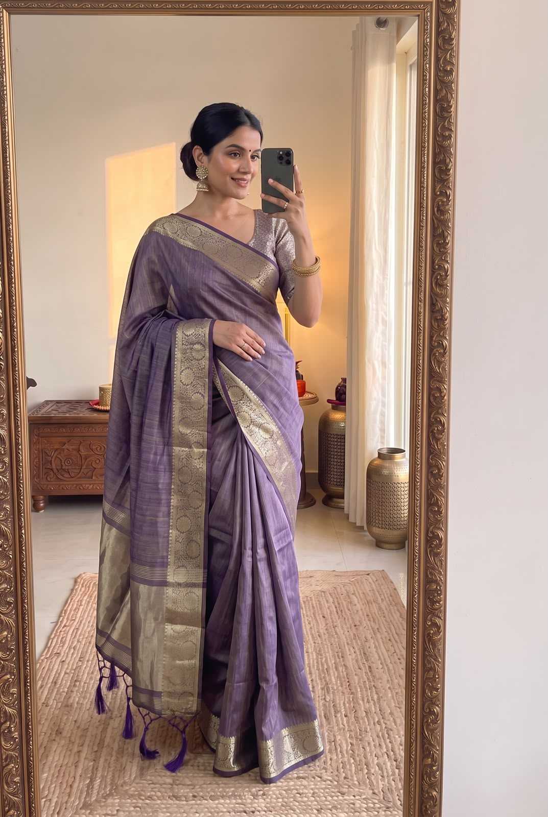 Flaguni Banarasi Soft Silk Saree