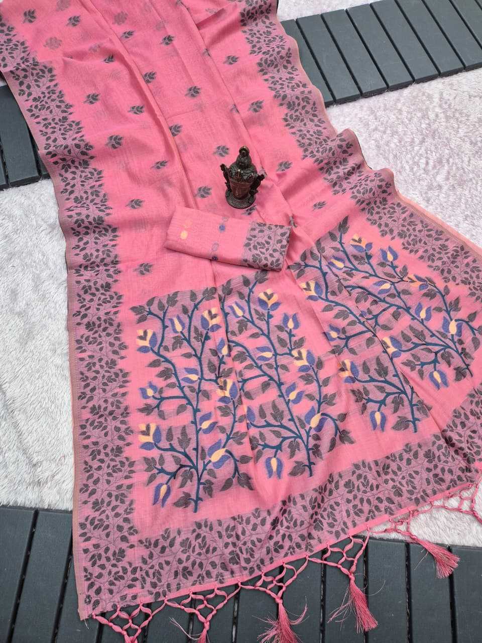 Jamdani Cotton Designer Saree