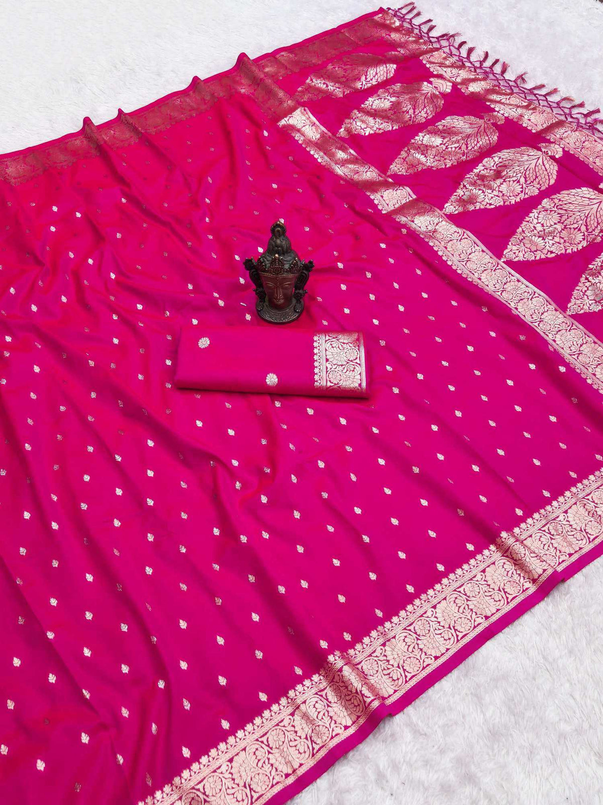 Kajal Banarasi Soft Silk Saree