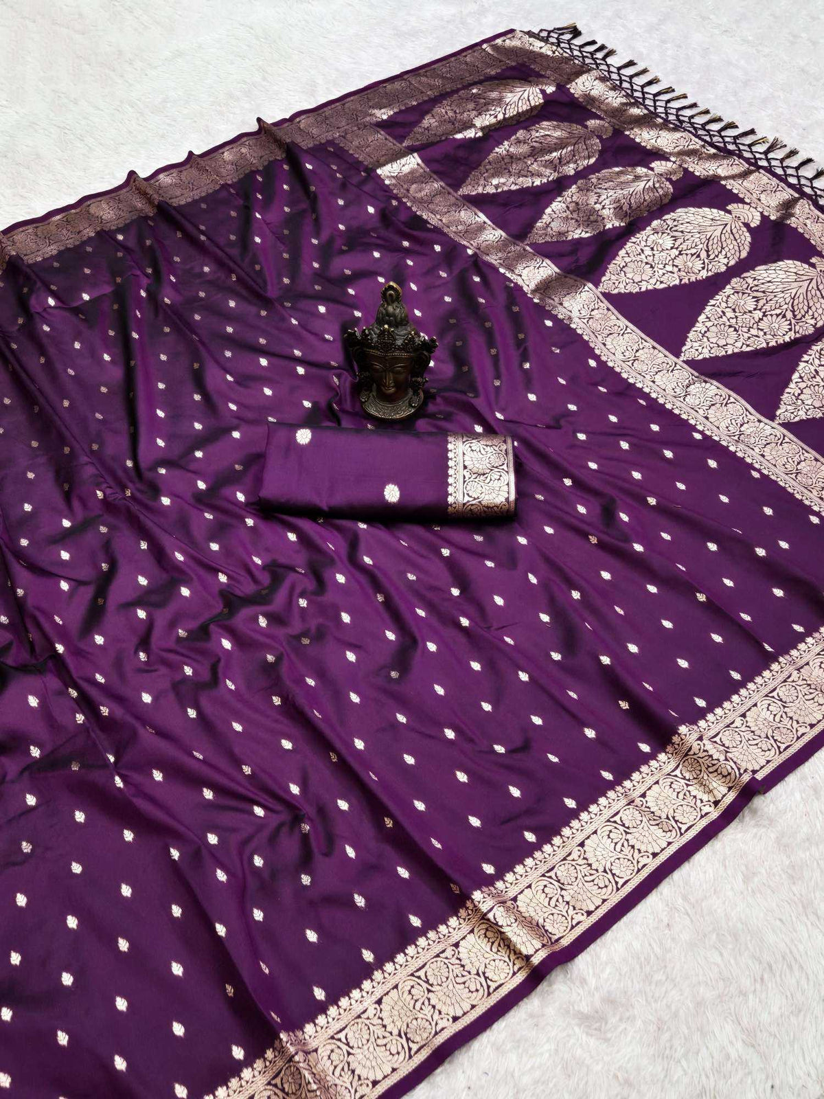 Kajal Banarasi Soft Silk Saree