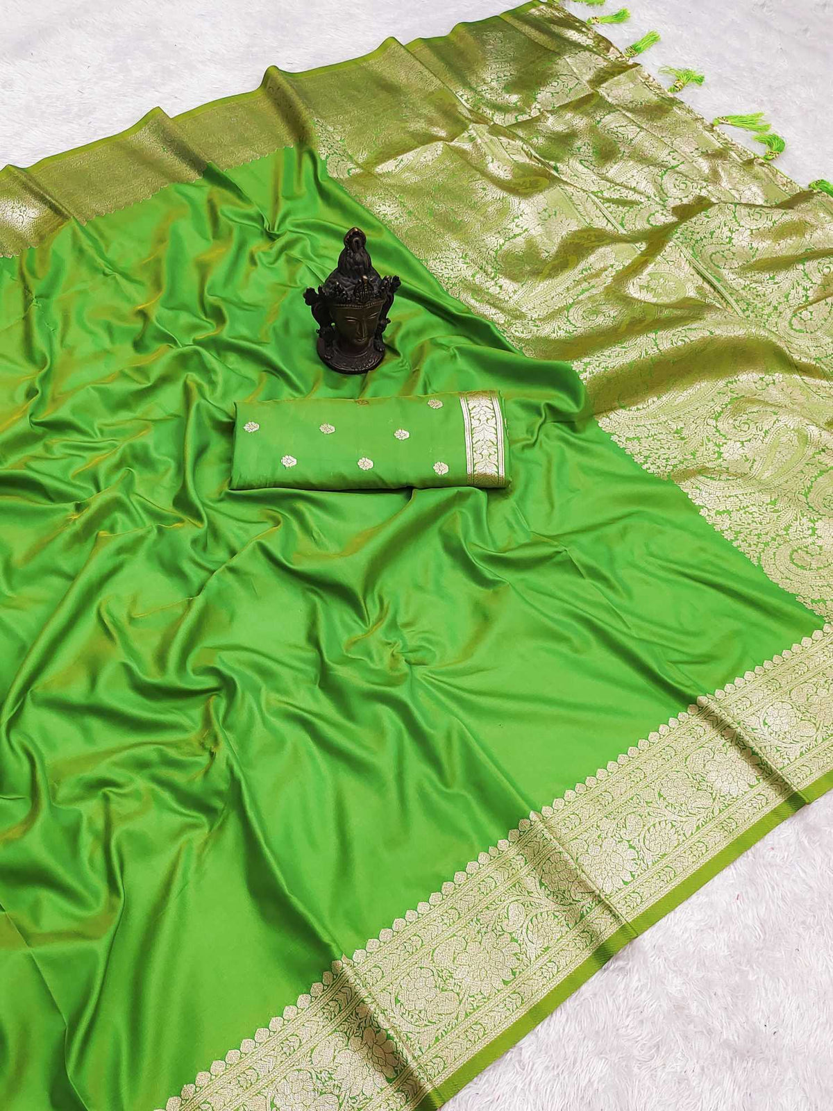 Banarasi Soft Silk Saree in Blue
