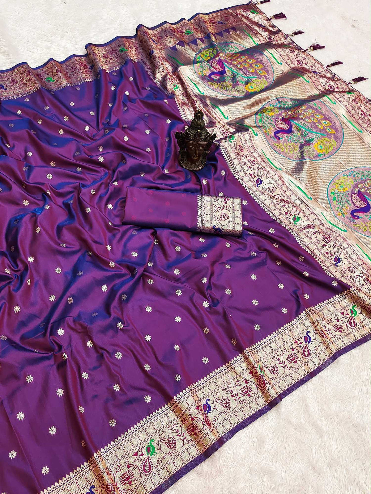 Mayurika Banarasi Soft Silk Saree