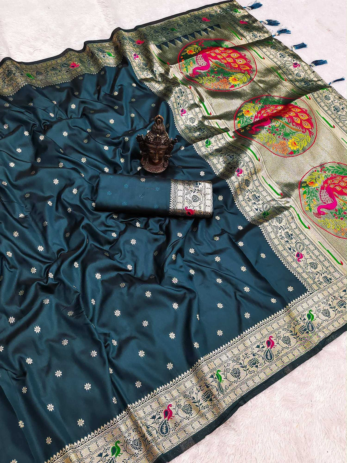 Mayurika Banarasi Soft Silk Saree