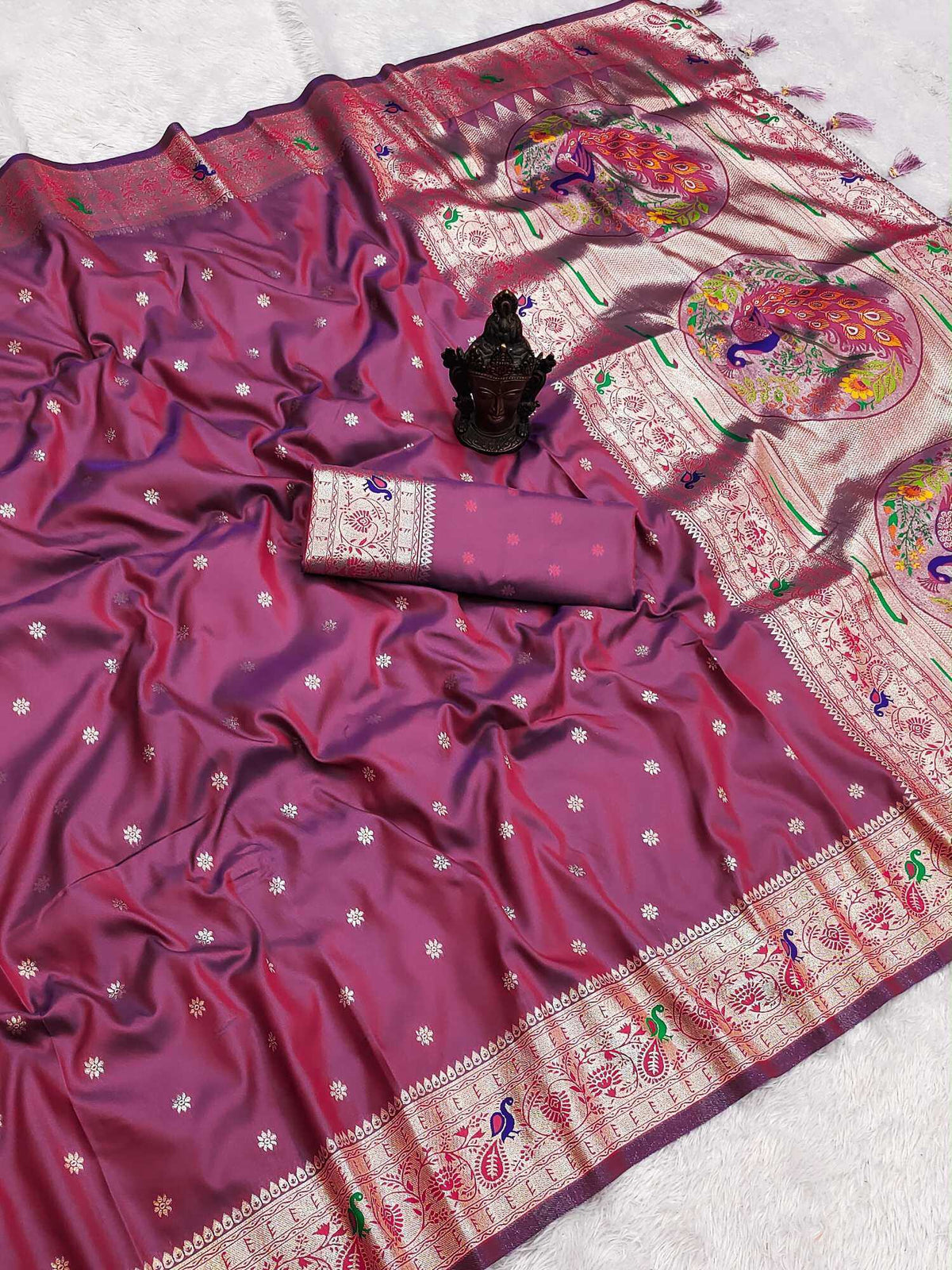 Mayurika Banarasi Soft Silk Saree