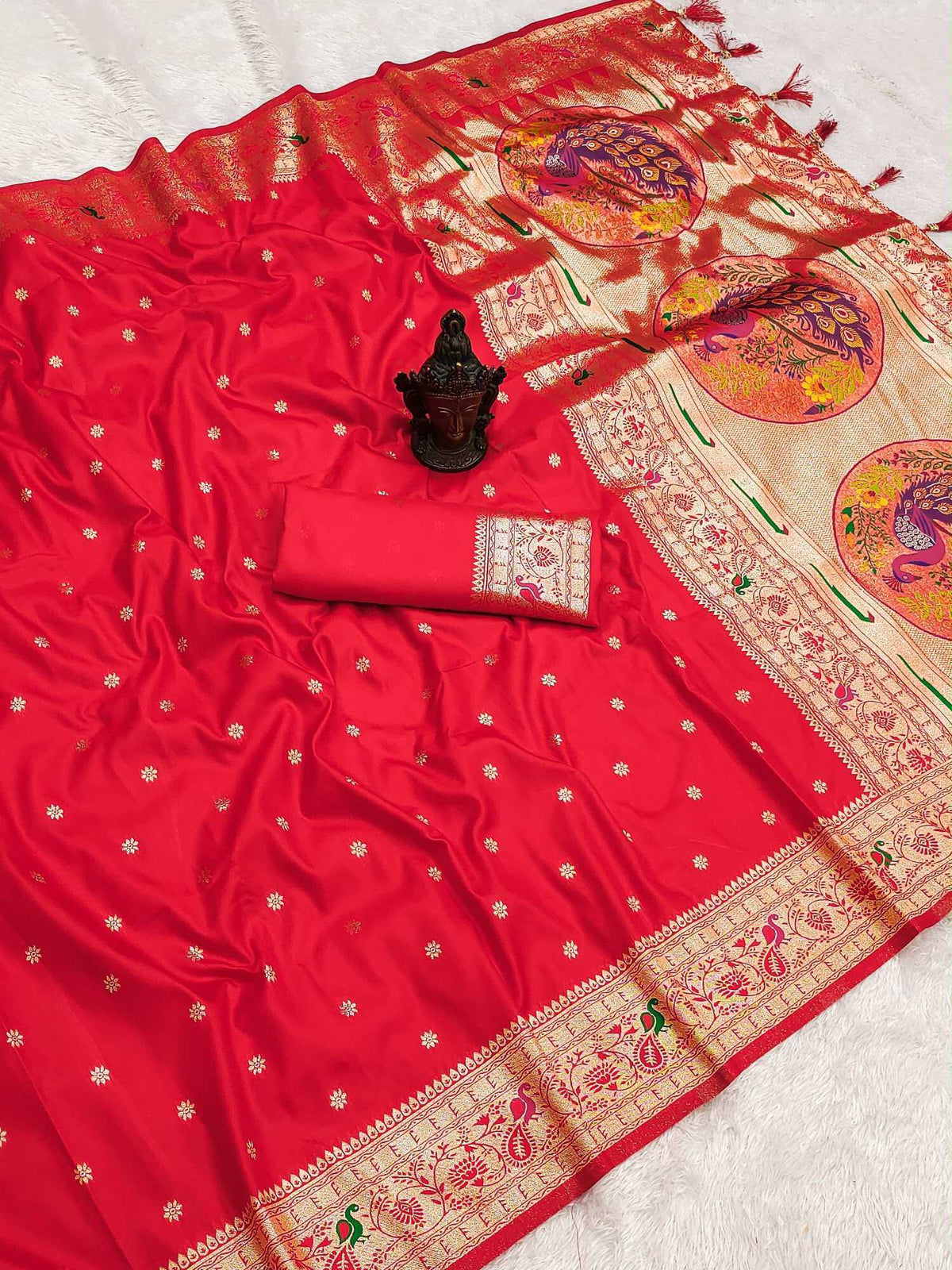 Mayurika Banarasi Soft Silk Saree