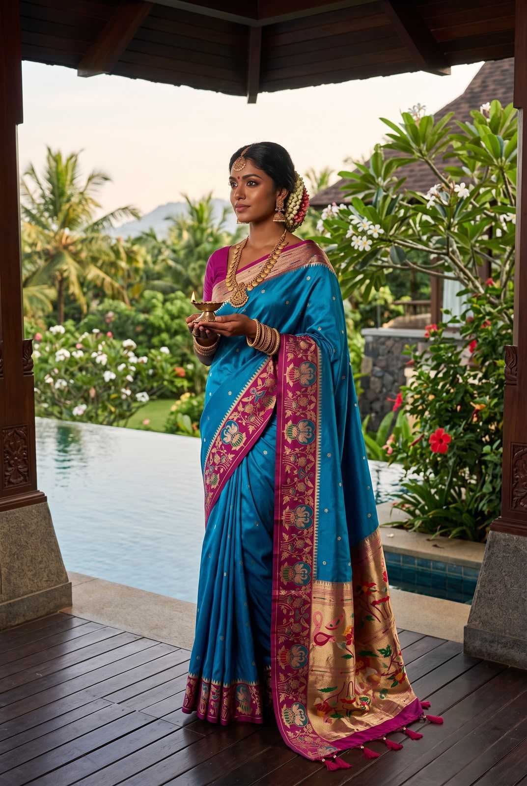 Mohini Soft Silk Paithani Saree