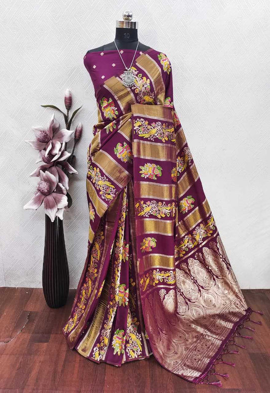 Rajshree Pure Silk Soft Saree