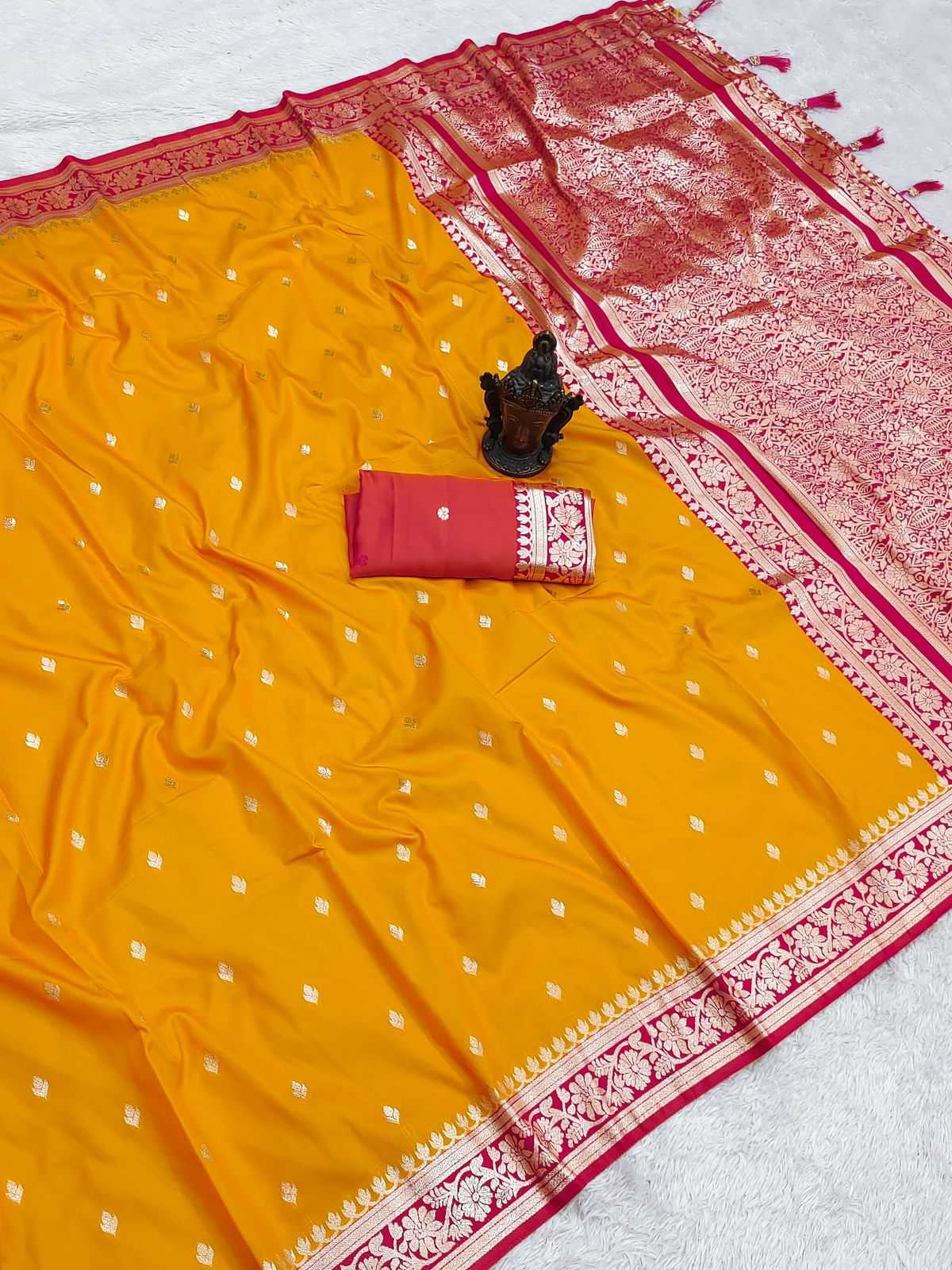 Banarasi Soft Silk Zari Border Saree