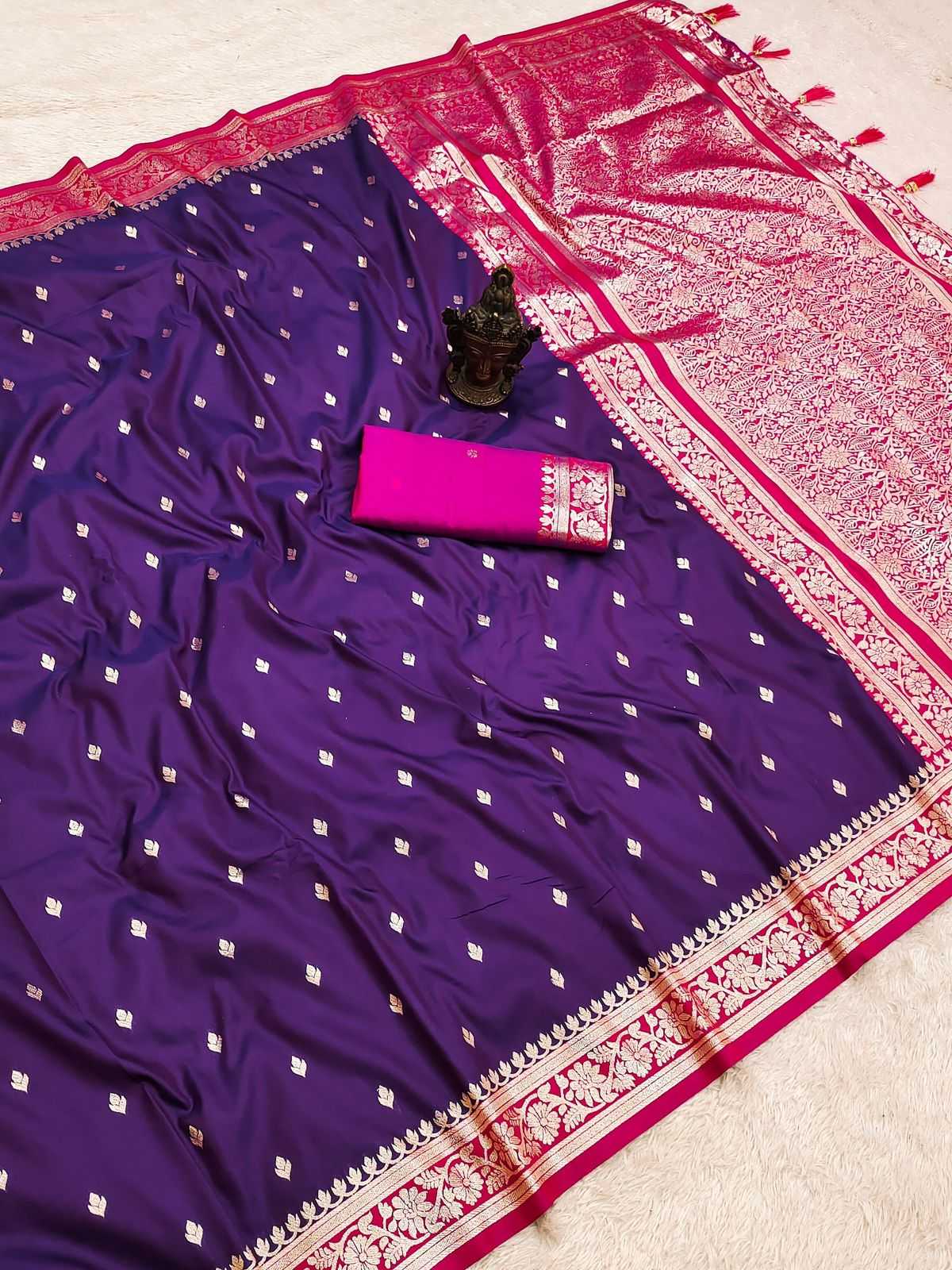 Banarasi Soft Silk Zari Border Saree