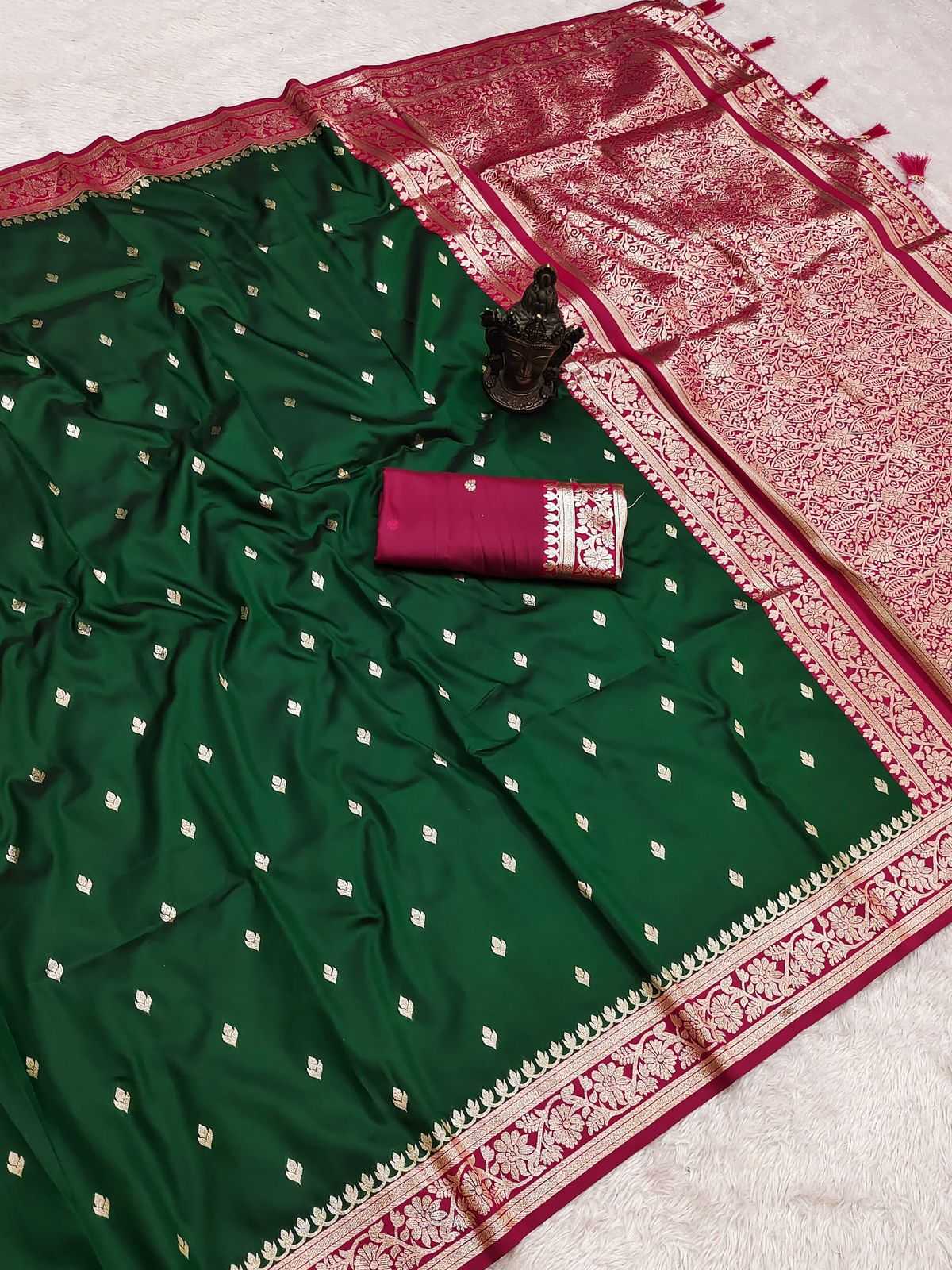 Banarasi Soft Silk Zari Border Saree