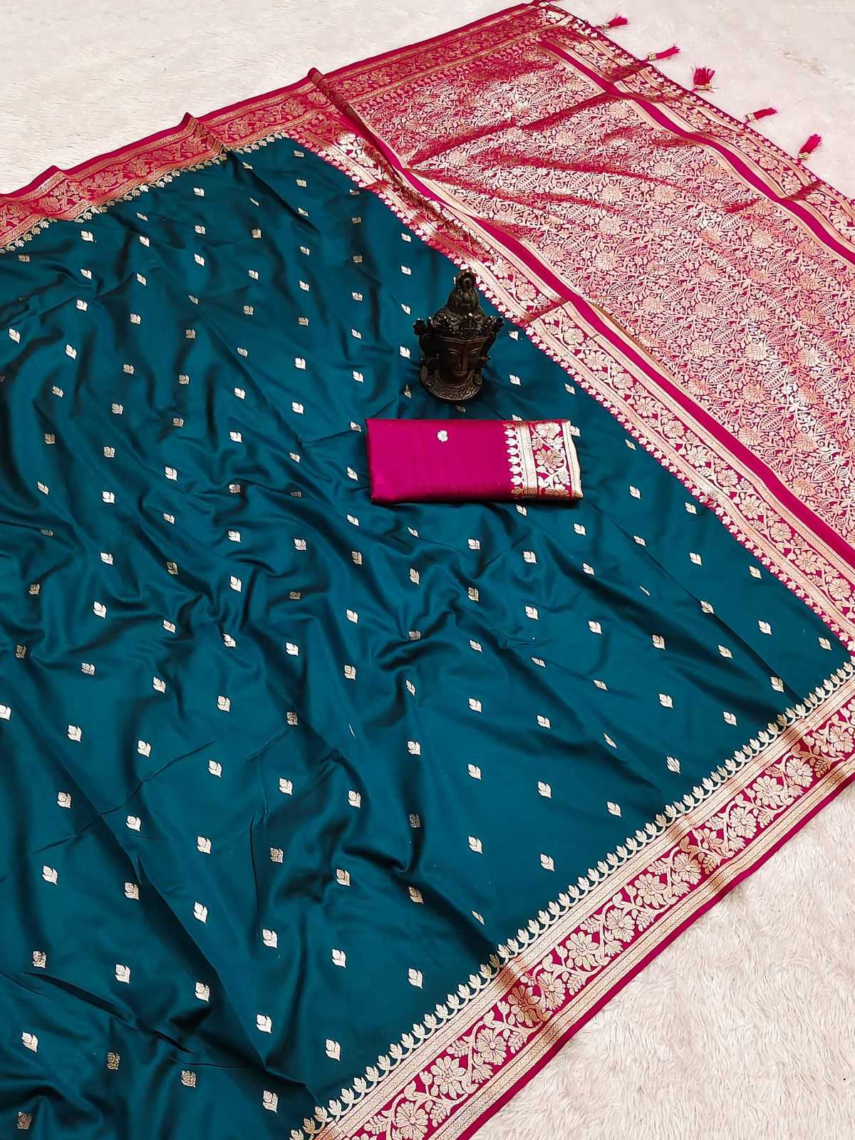 Banarasi Soft Silk Zari Border Saree