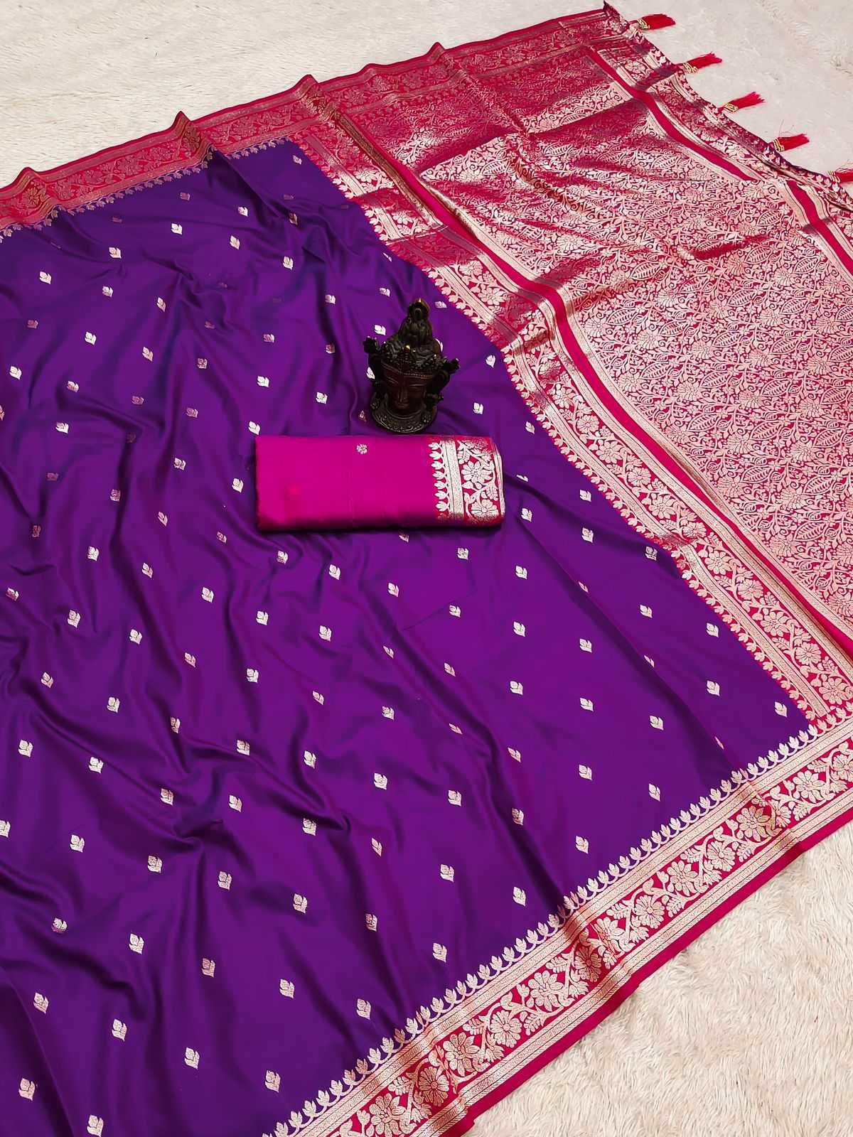 Banarasi Soft Silk Zari Border Saree