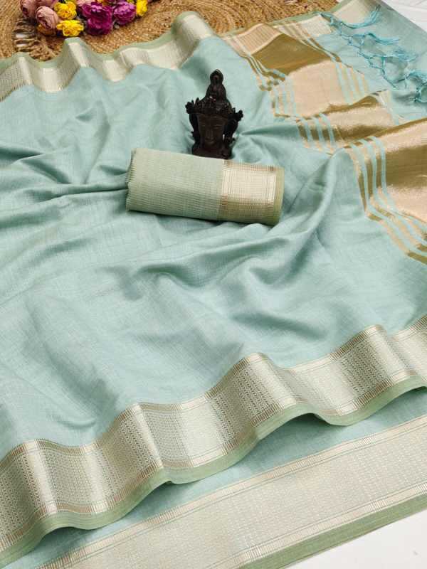 Soft Cotton Linen Saree