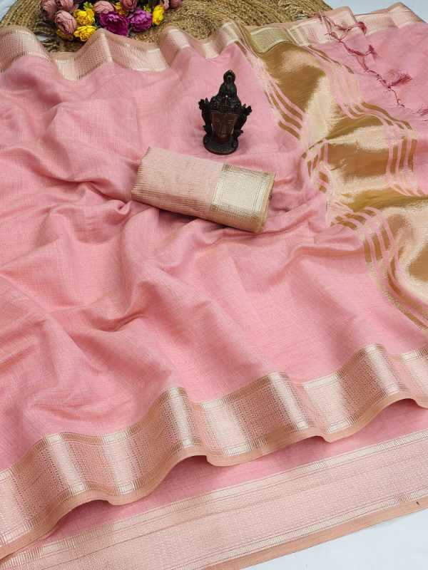 Soft Cotton Linen Saree