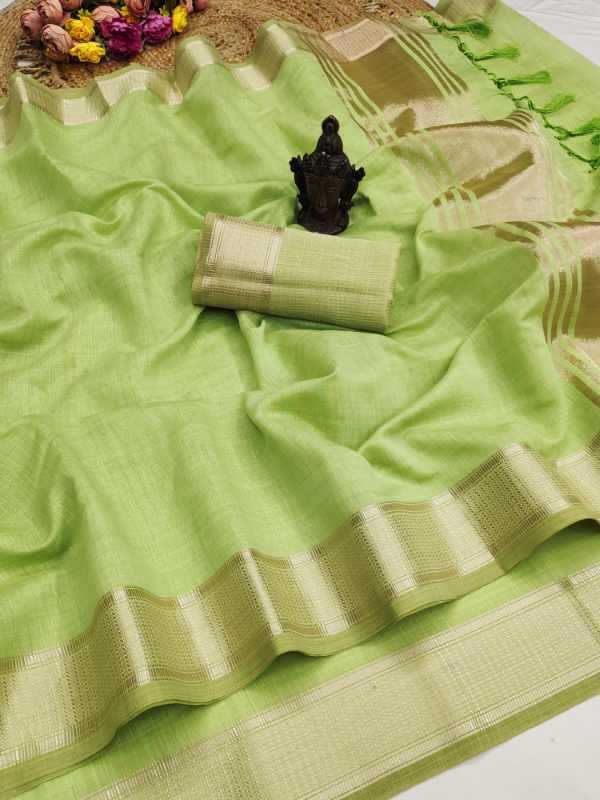 Soft Cotton Linen Saree