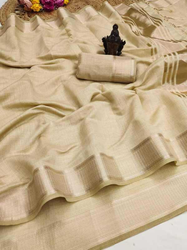 Soft Cotton Linen Saree