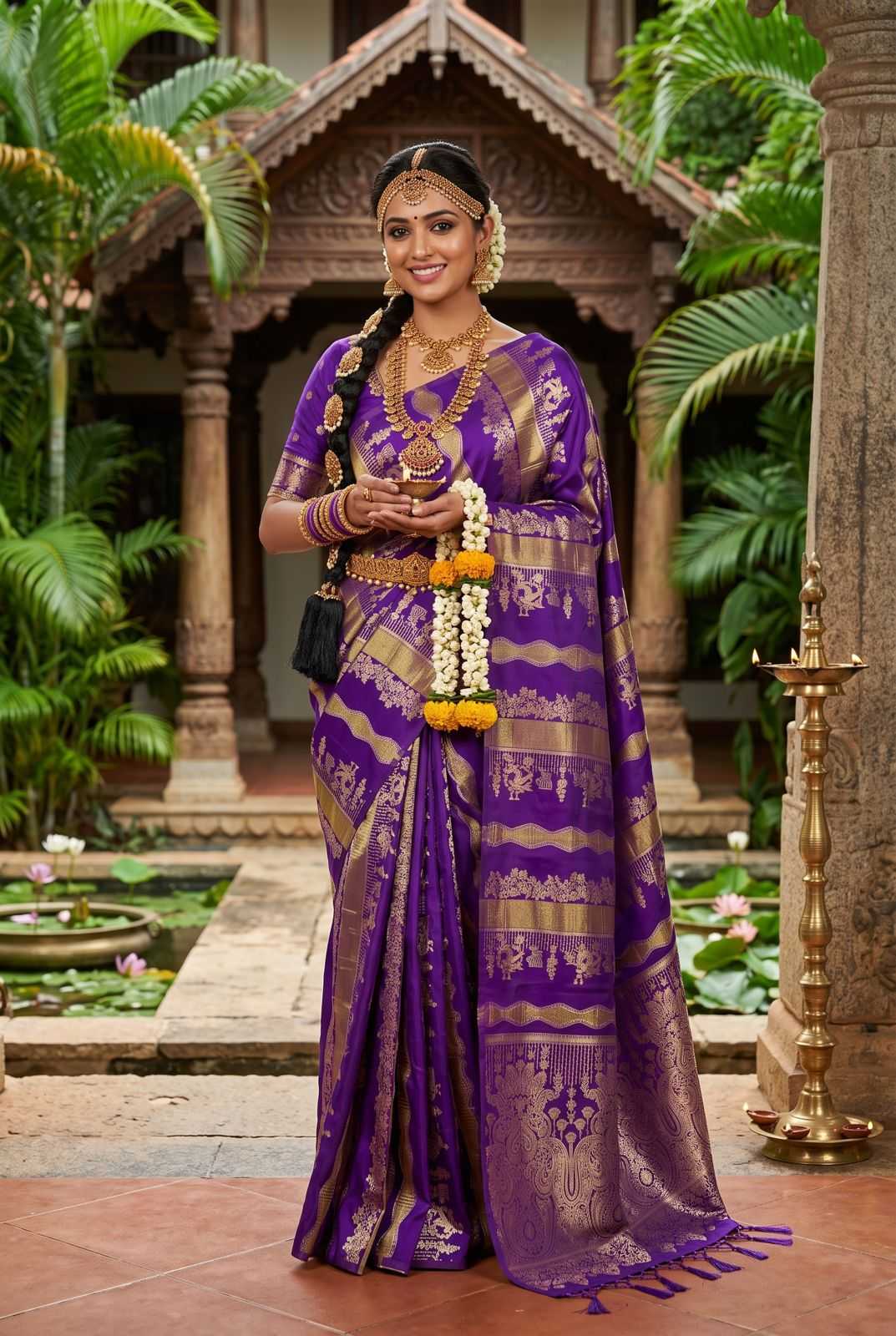 Trisha Banarasi Soft Silk Saree
