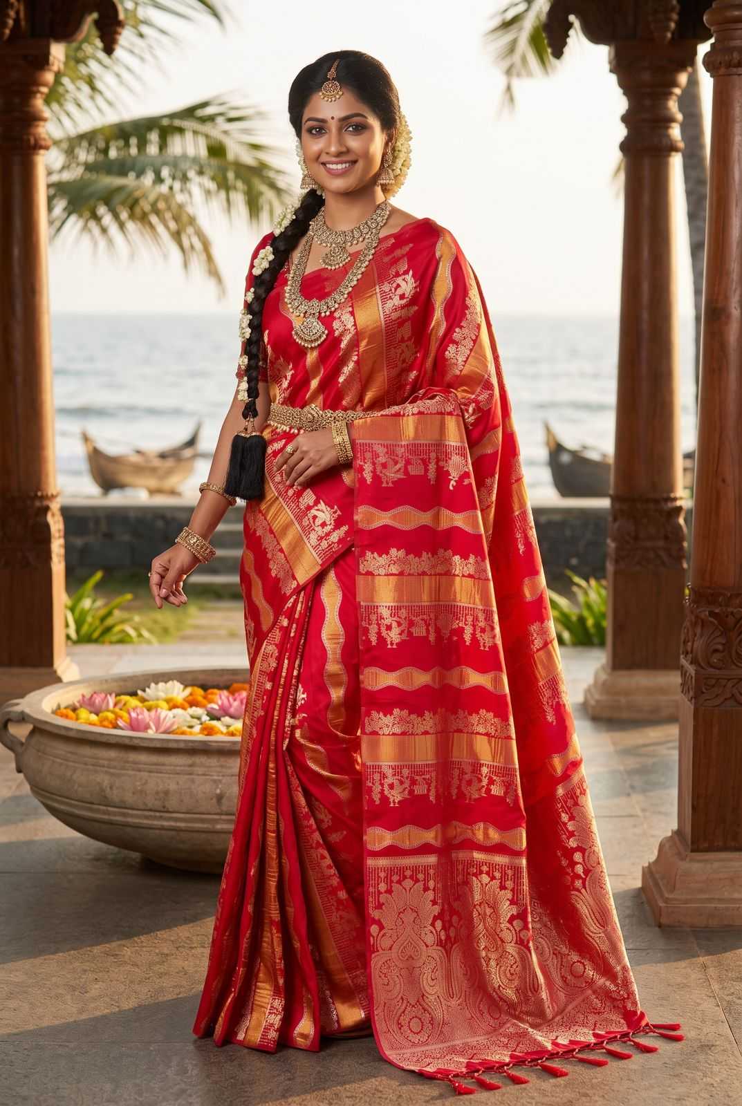 Trisha Banarasi Soft Silk Saree