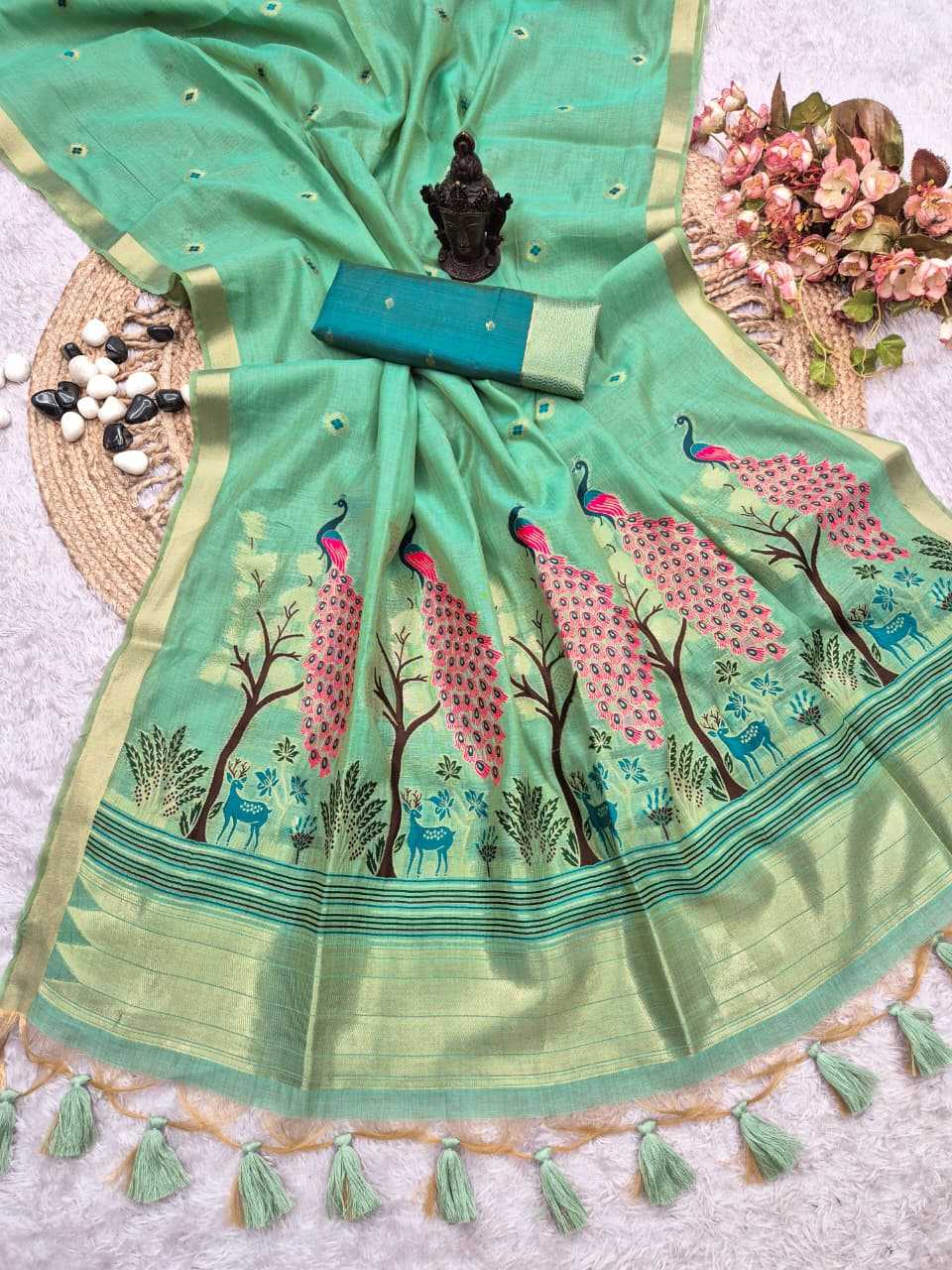 Vantara Cotton Designer Saree
